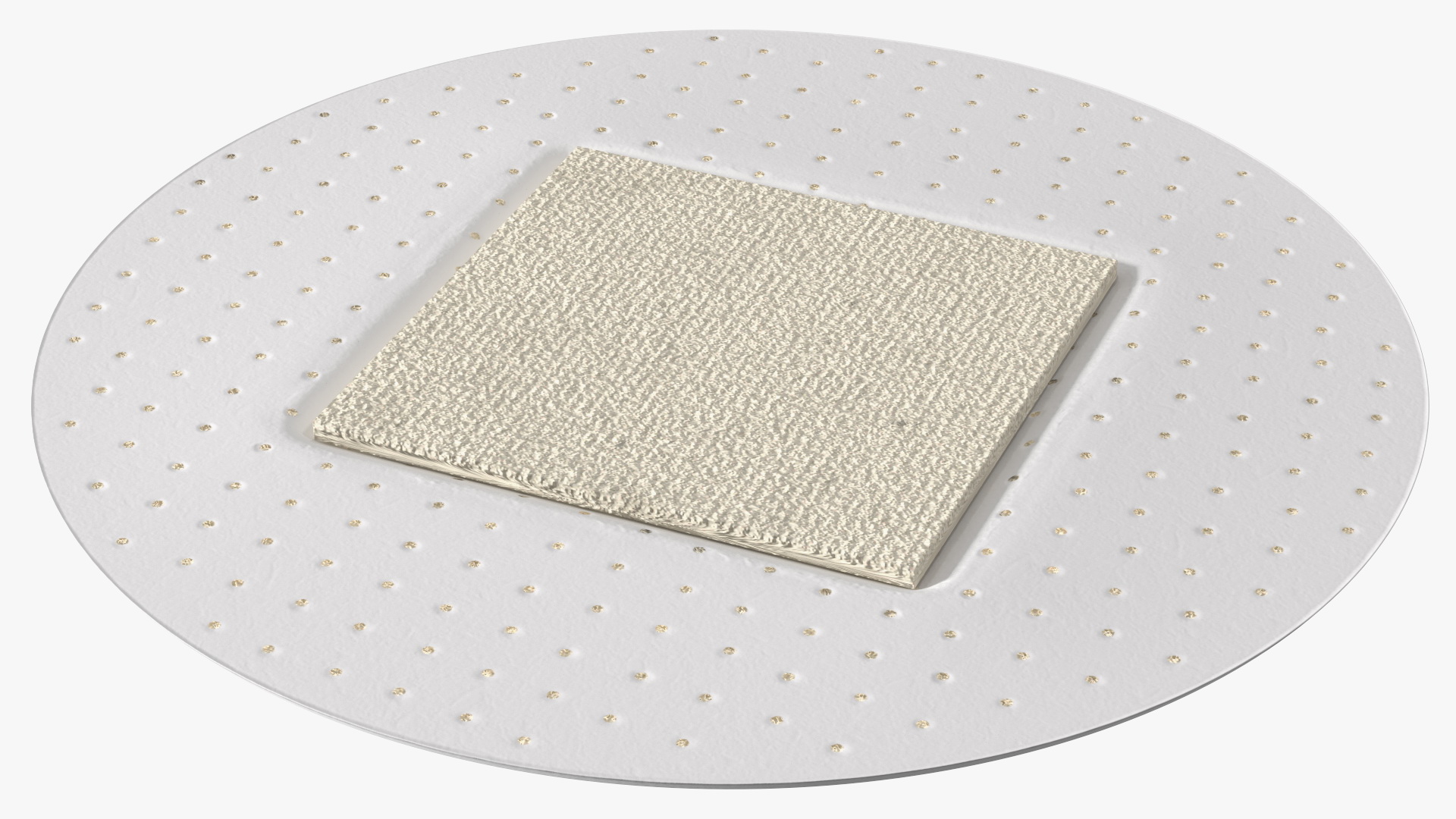 3D Round Band Aid for Kids model