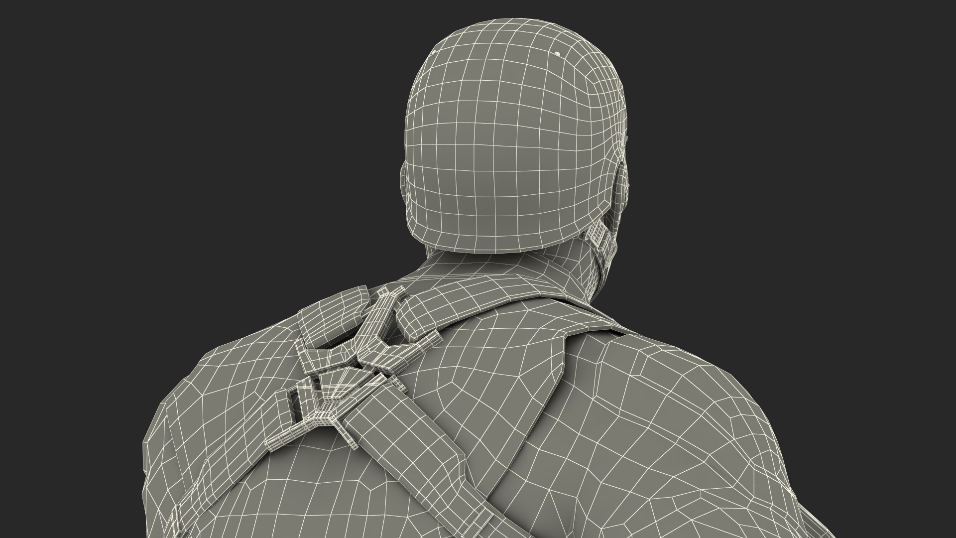 Character Captain America Defend Pose 3D