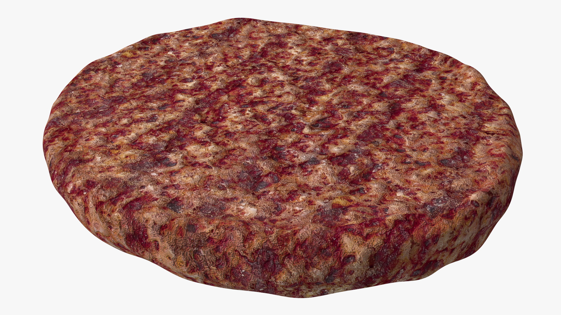 3D Charcoal Grill with BBQ Grate and Burger Patties model