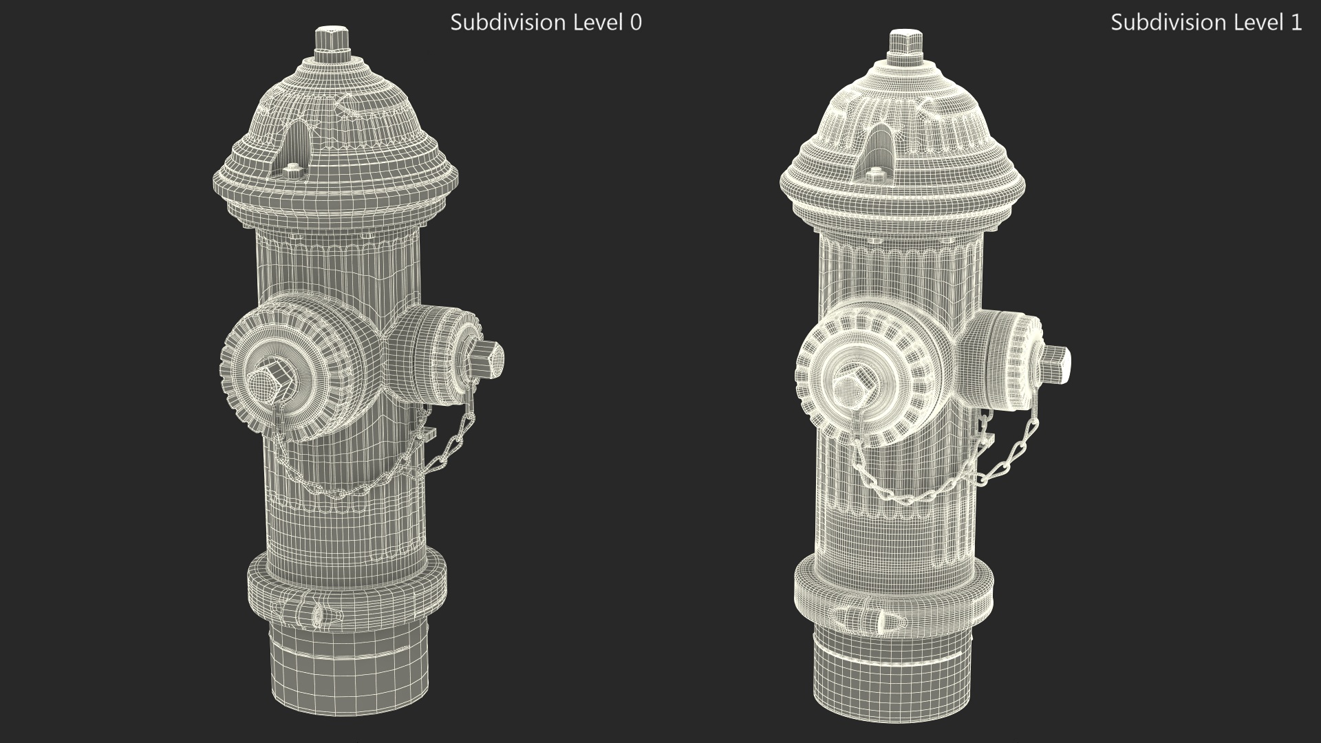 3D Urban Fire Hydrant model