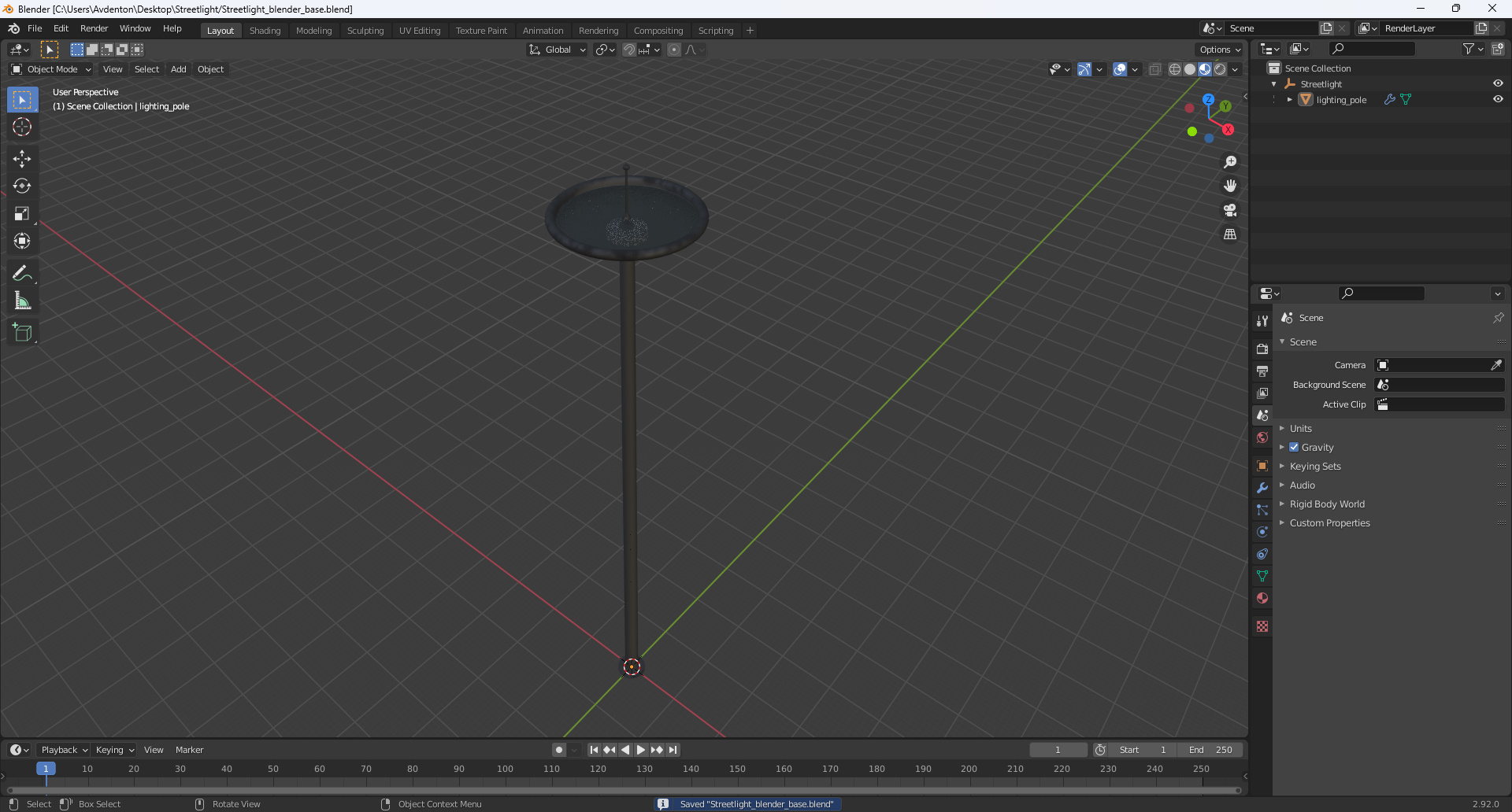 3D Streetlight