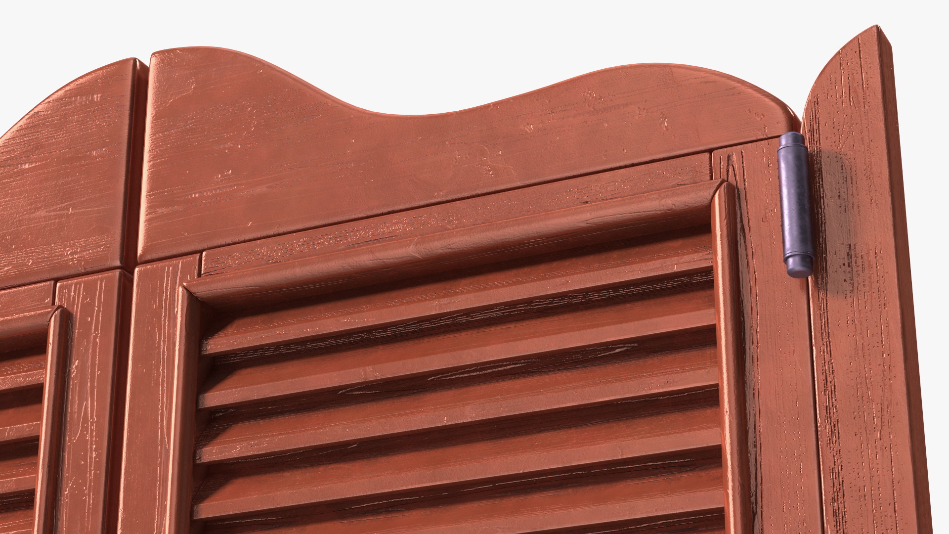 Western Saloon Doors Rigged 3D