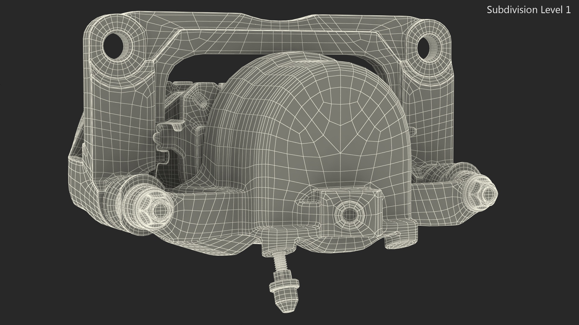 3D A-Premium Brake Caliper Pads model