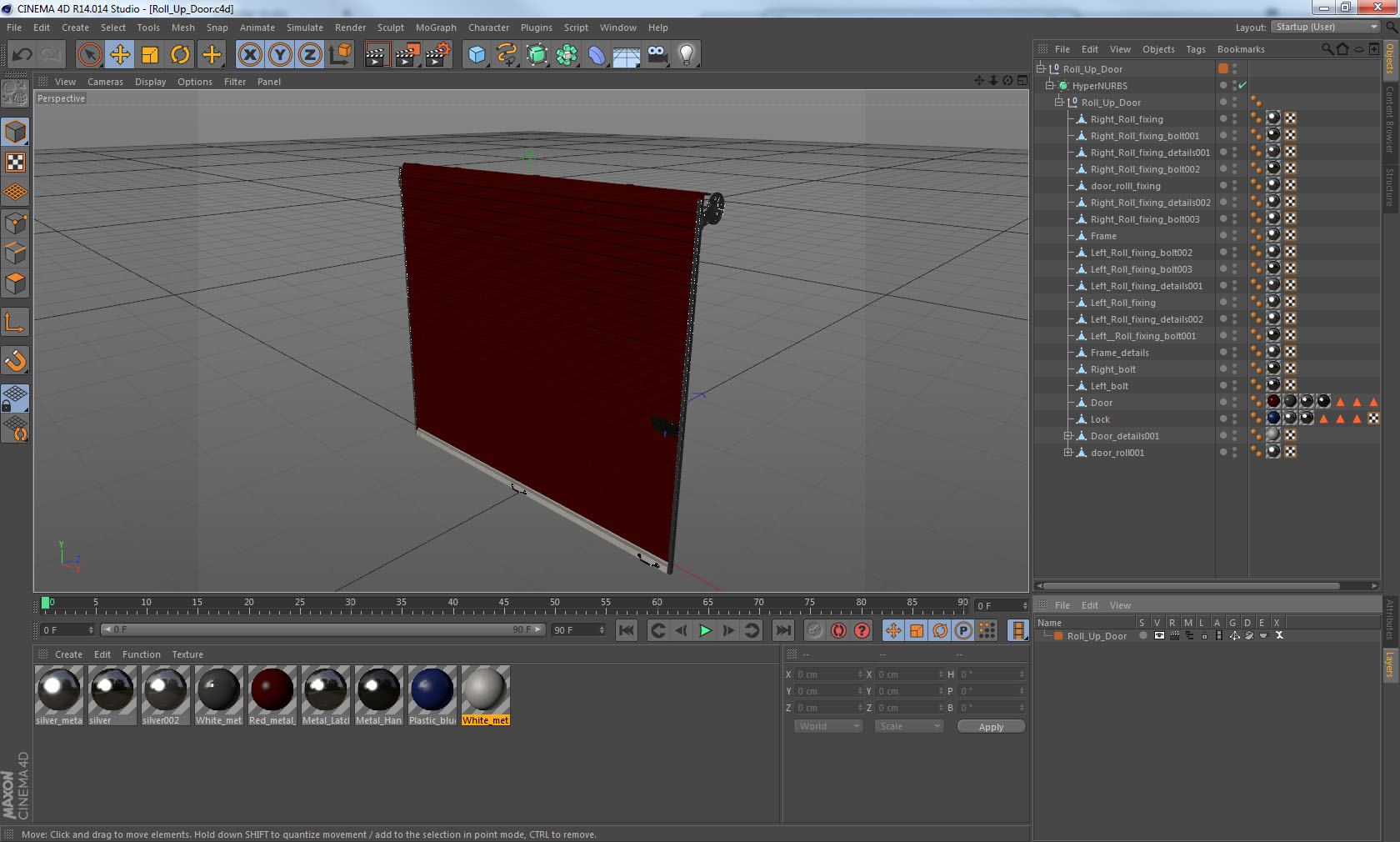 Roll Up Door 3D