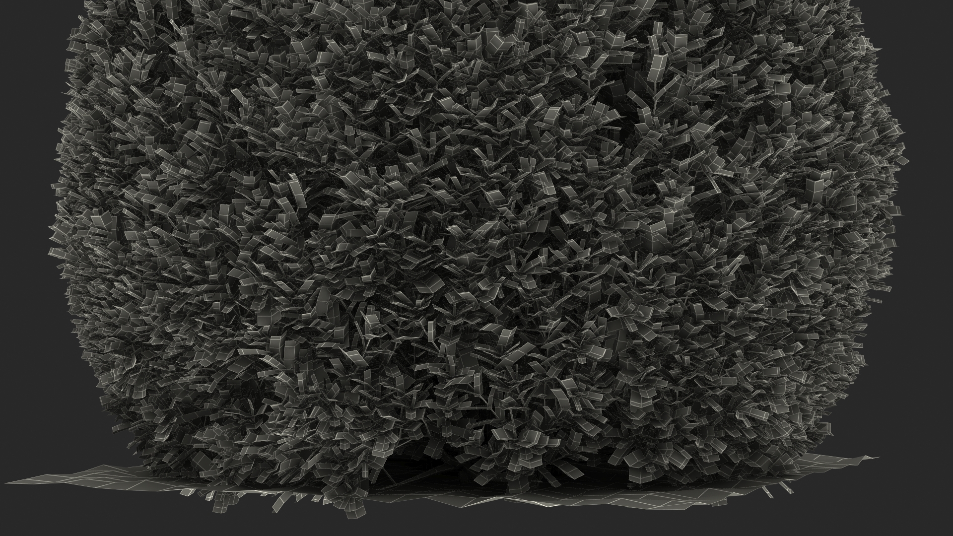 3D model Boxwood Round Shape Shrub