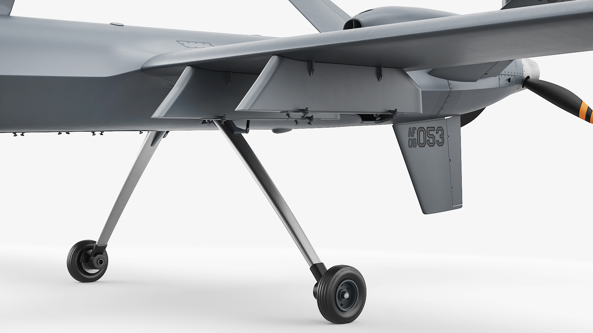 Tactical Reconnaissance Military Drone 3D model preview