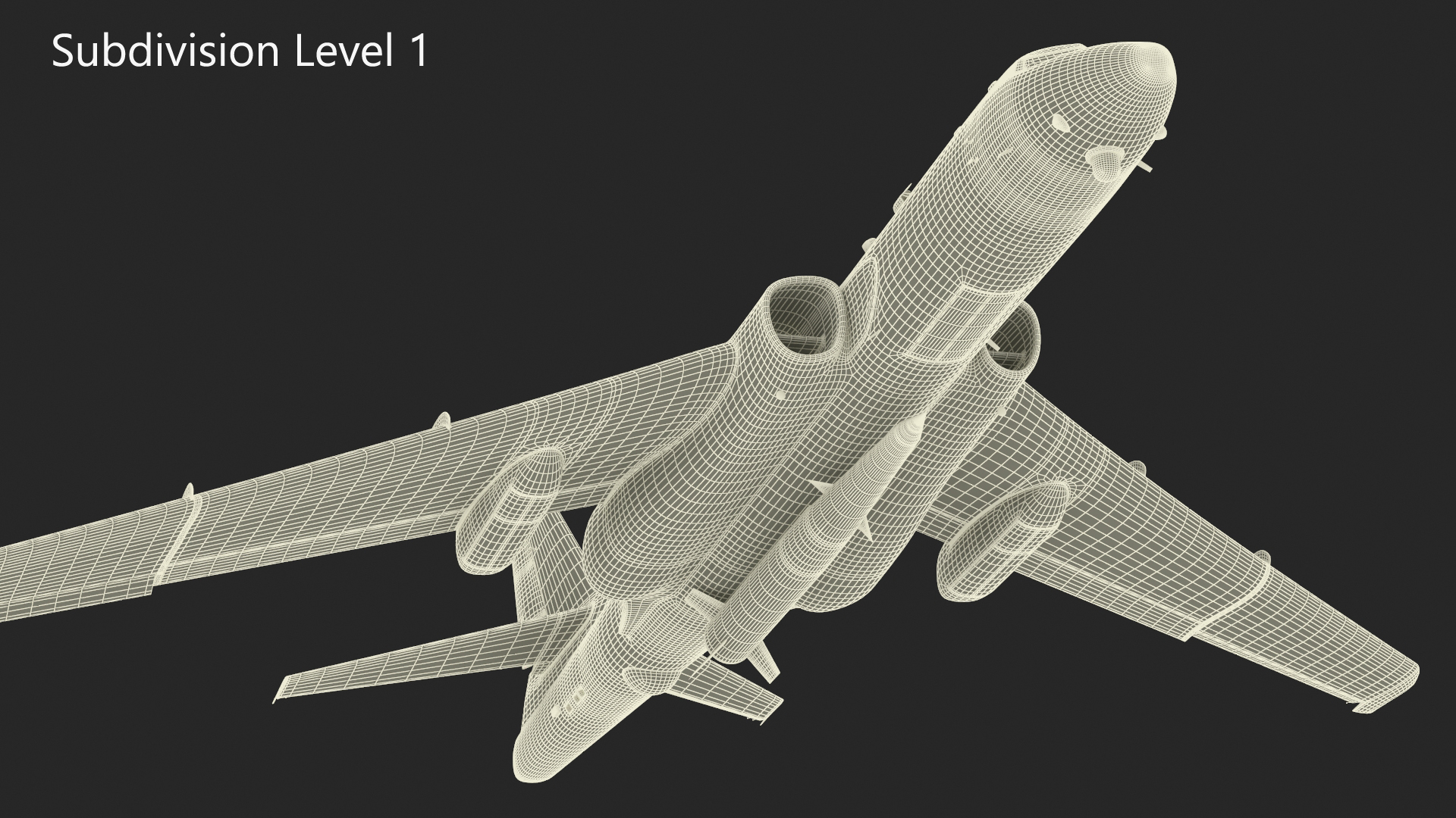 3D Xian H-6 China Strategic Bomber with Strategic Strike Weapon Rigged for Cinema 4D