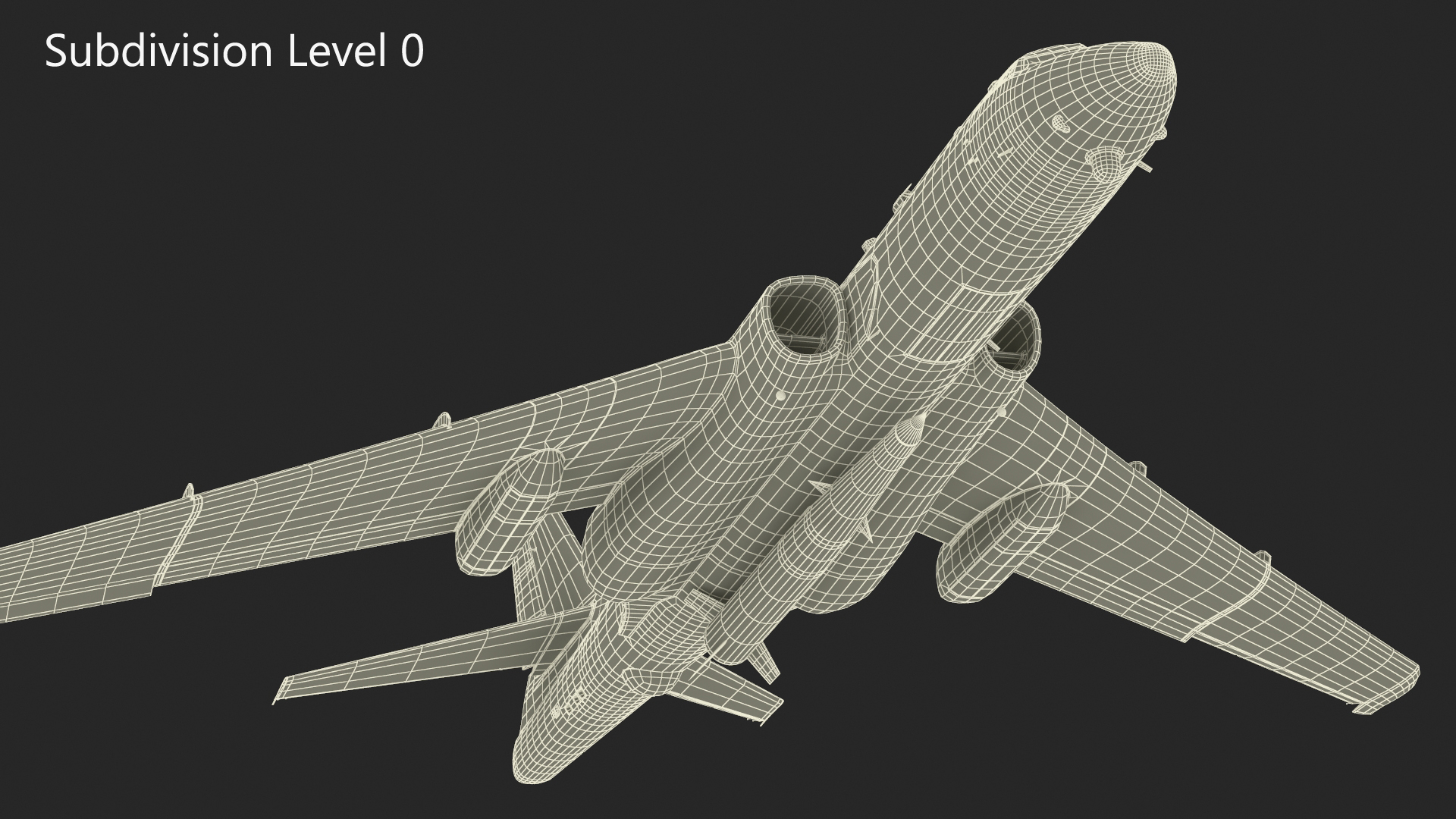 3D Xian H-6 China Strategic Bomber with Strategic Strike Weapon Rigged for Cinema 4D