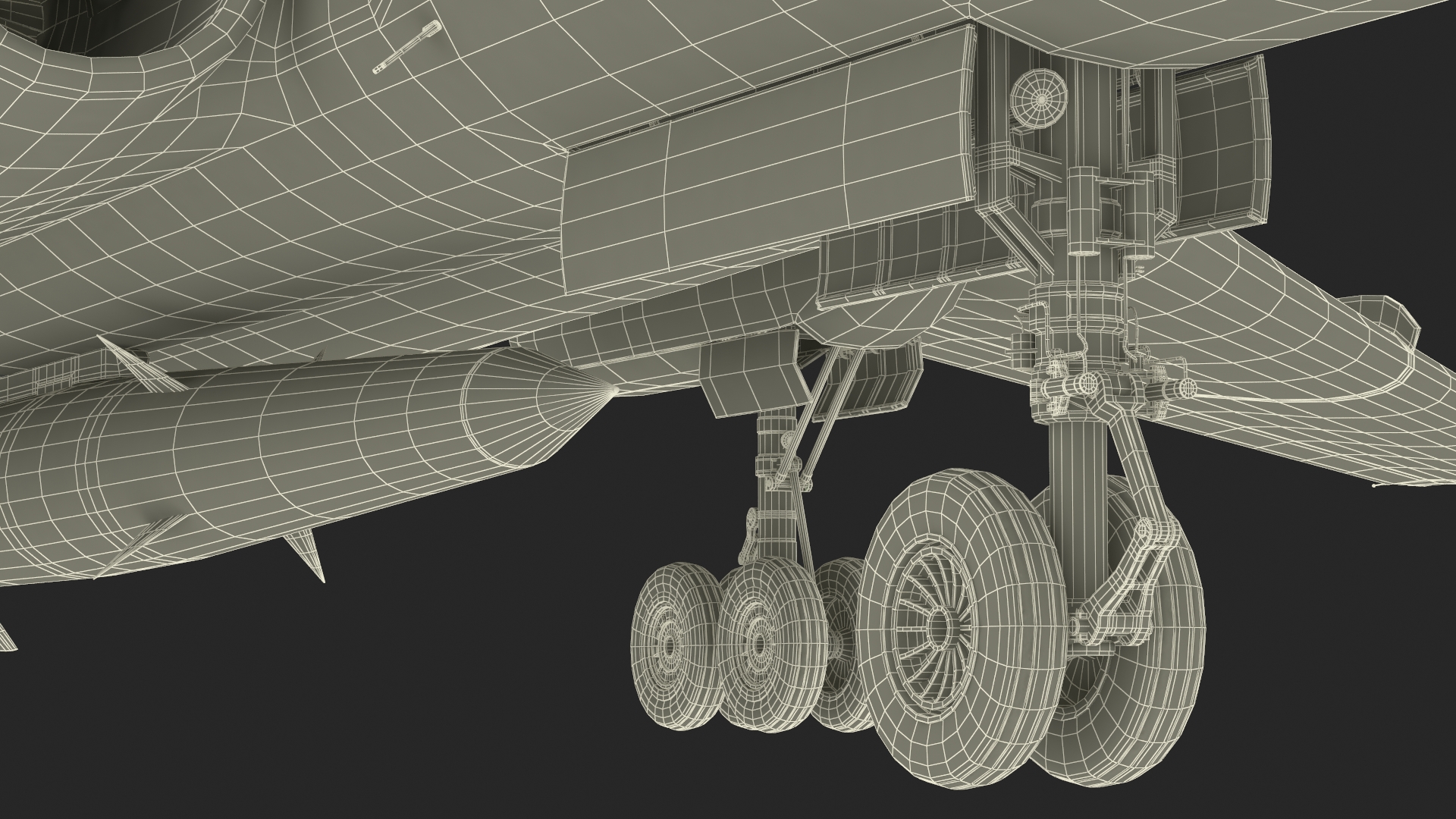 3D Xian H-6 China Strategic Bomber with Strategic Strike Weapon Rigged for Cinema 4D