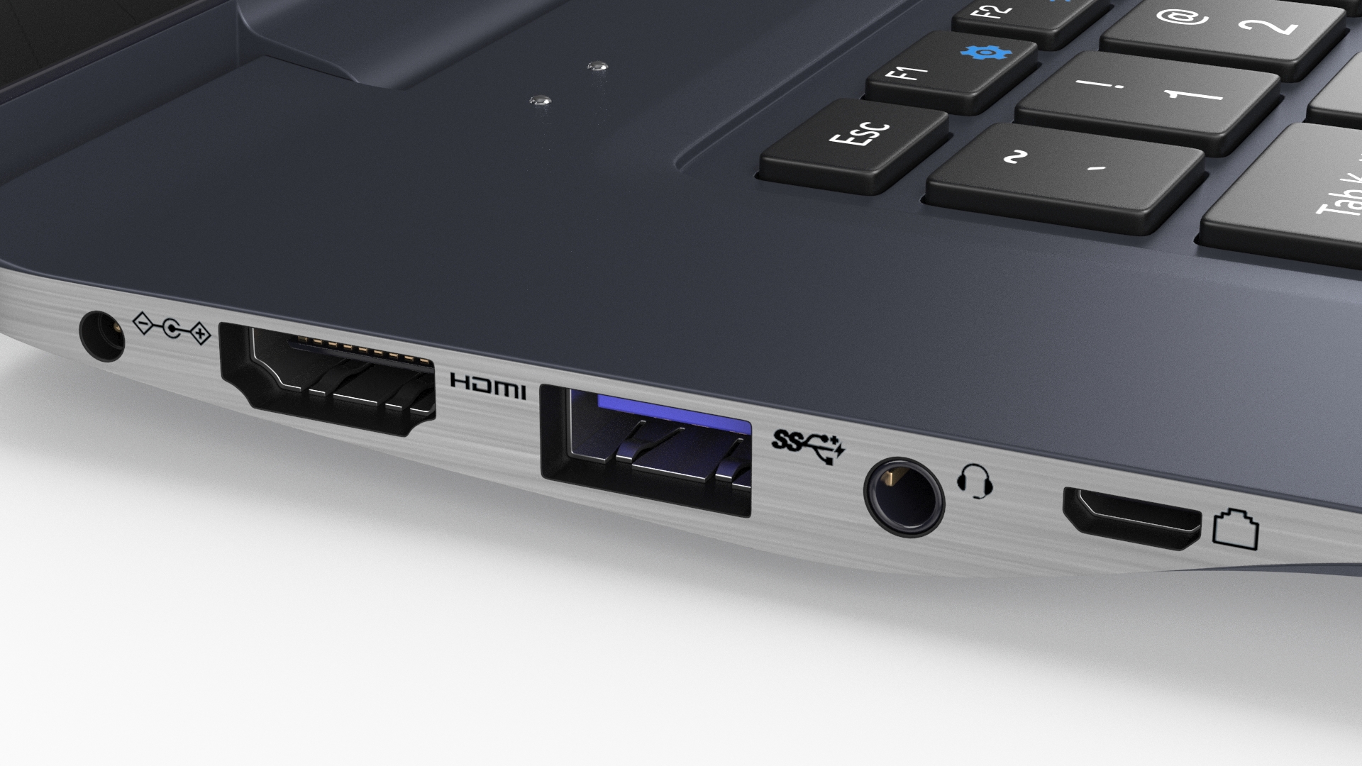 3D Slim Design Laptop model