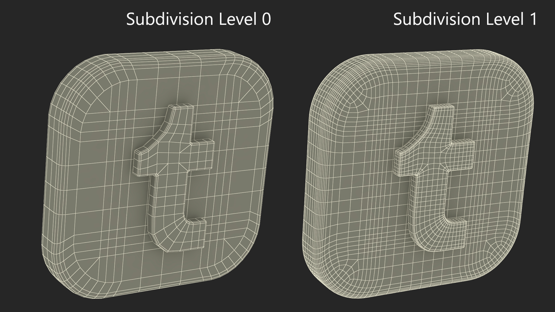 Tumblr Social Media Icon 3D model