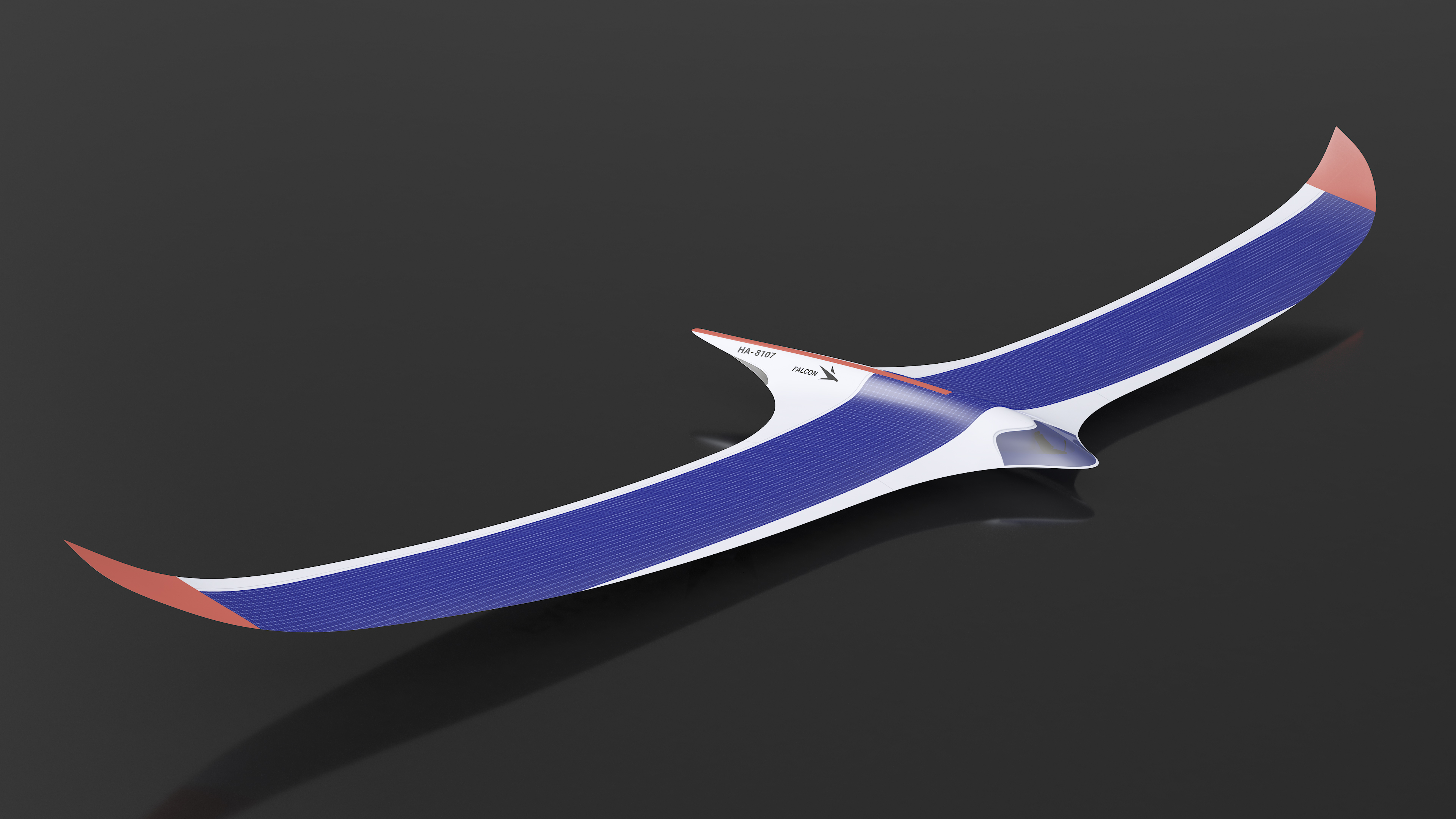 3D Falcon Solar Airplane