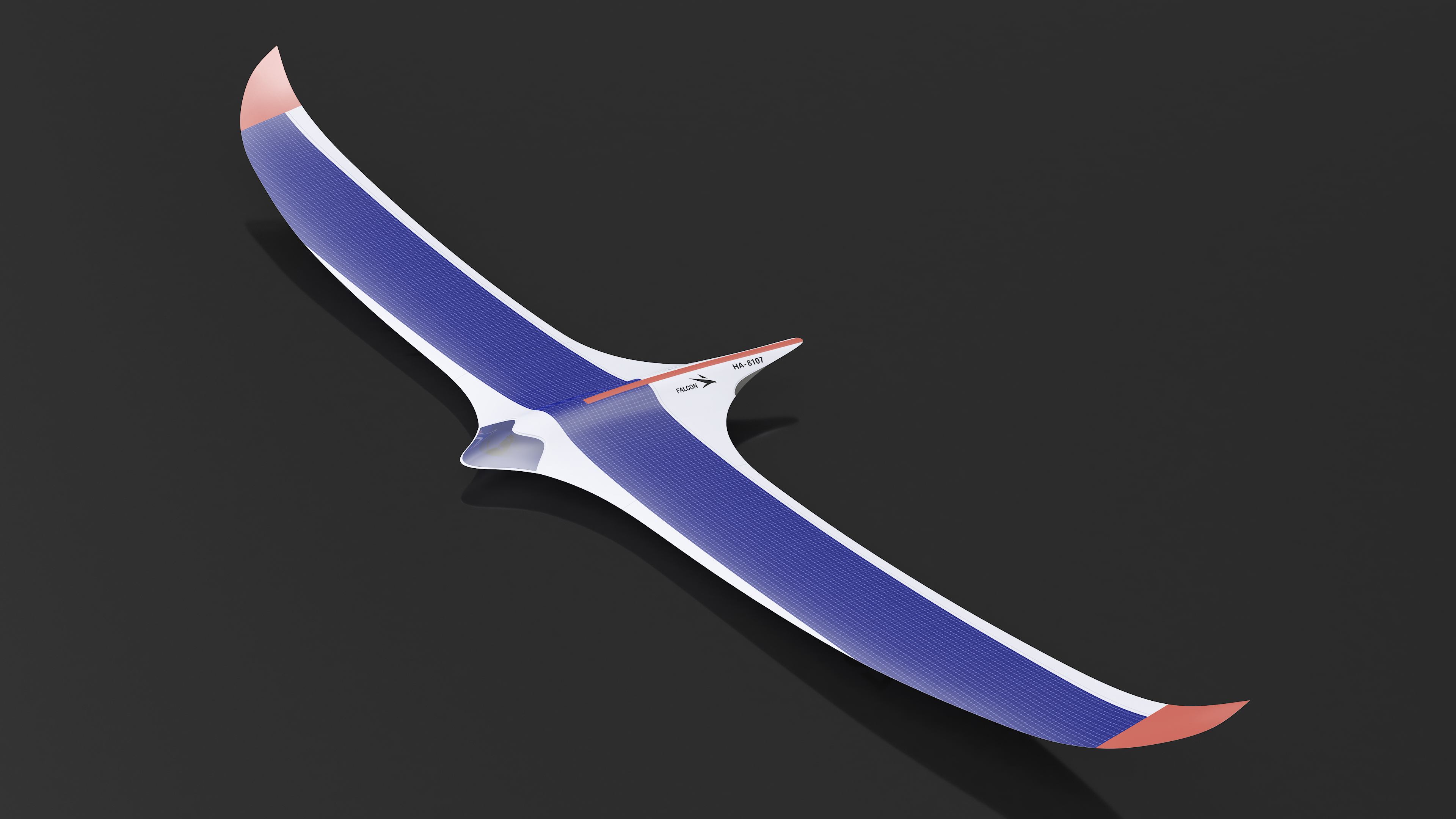 3D Falcon Solar Airplane