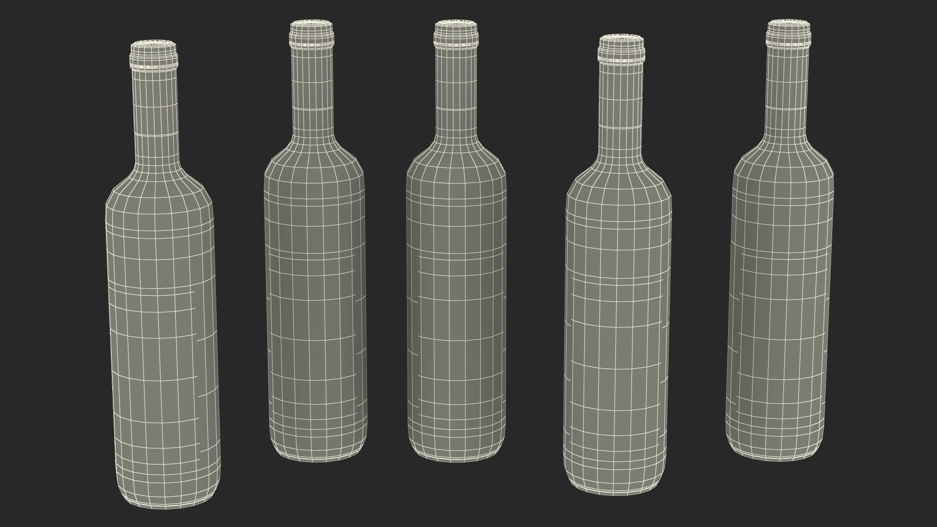 3D Foldable Wooden Rack with Wine Bottles model
