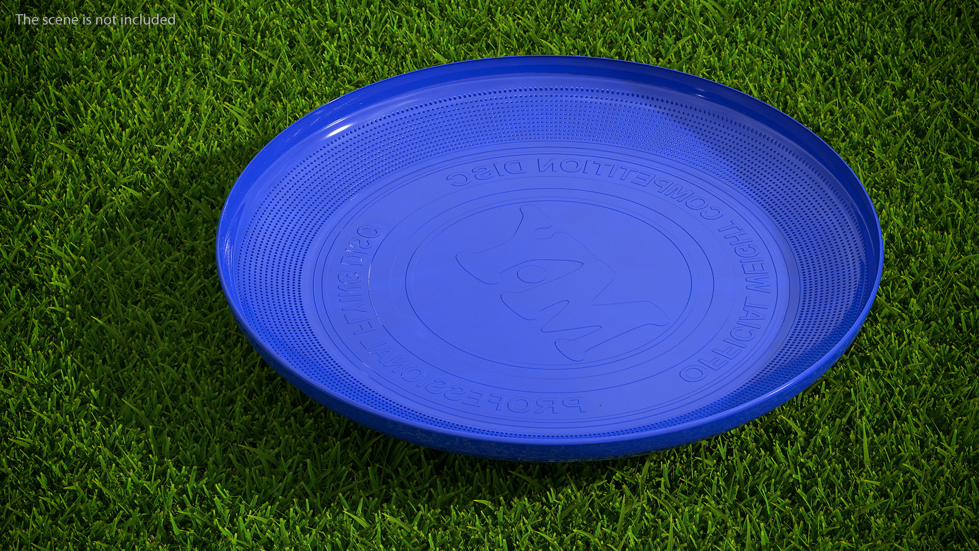 3D model Professional Frisbee Disc Blue