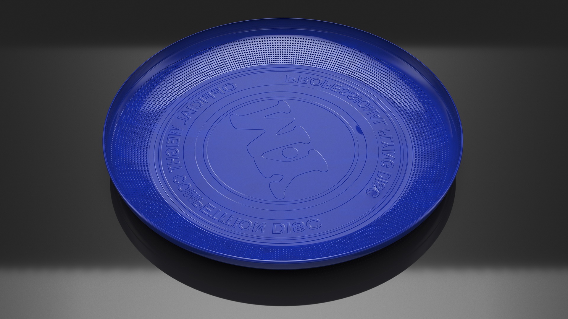 3D model Professional Frisbee Disc Blue