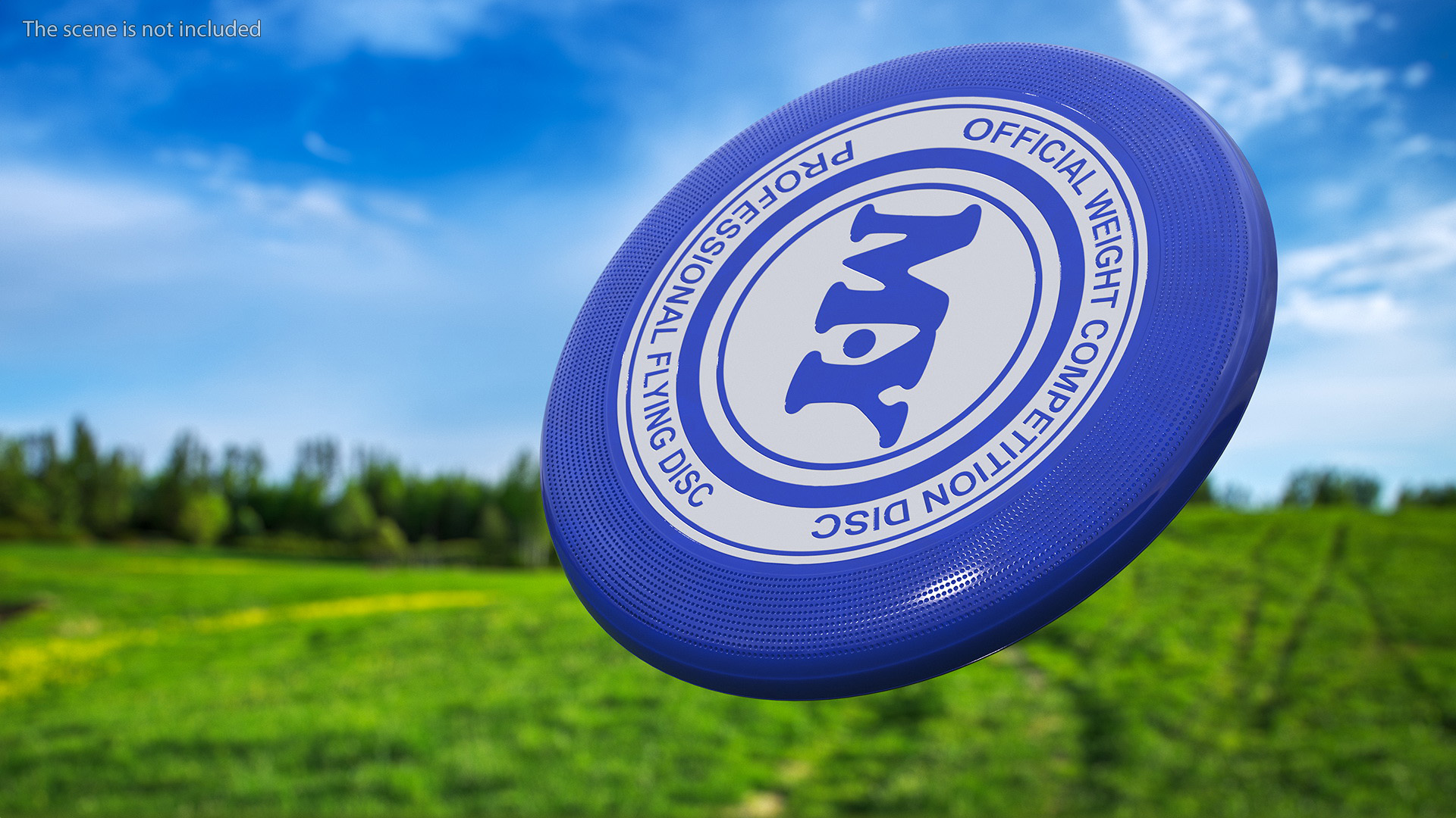 3D model Professional Frisbee Disc Blue