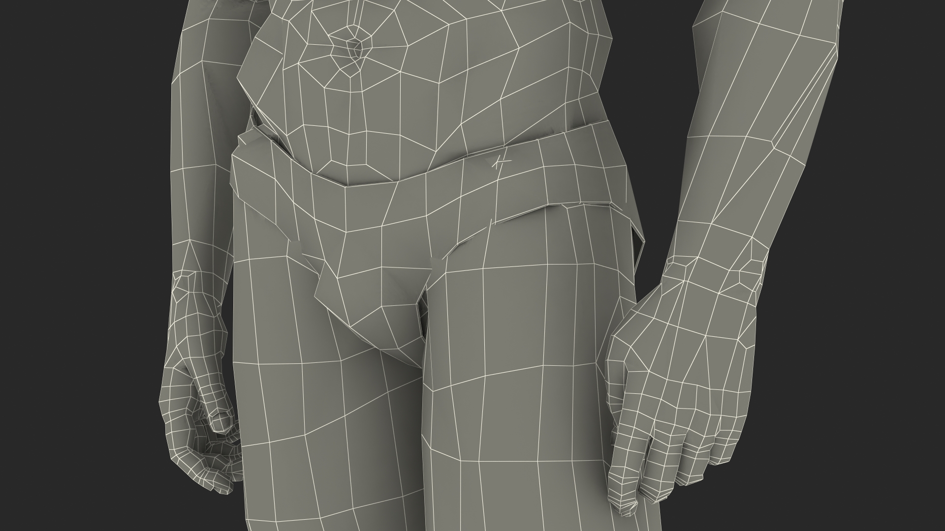 3D model Light Skin Black Man