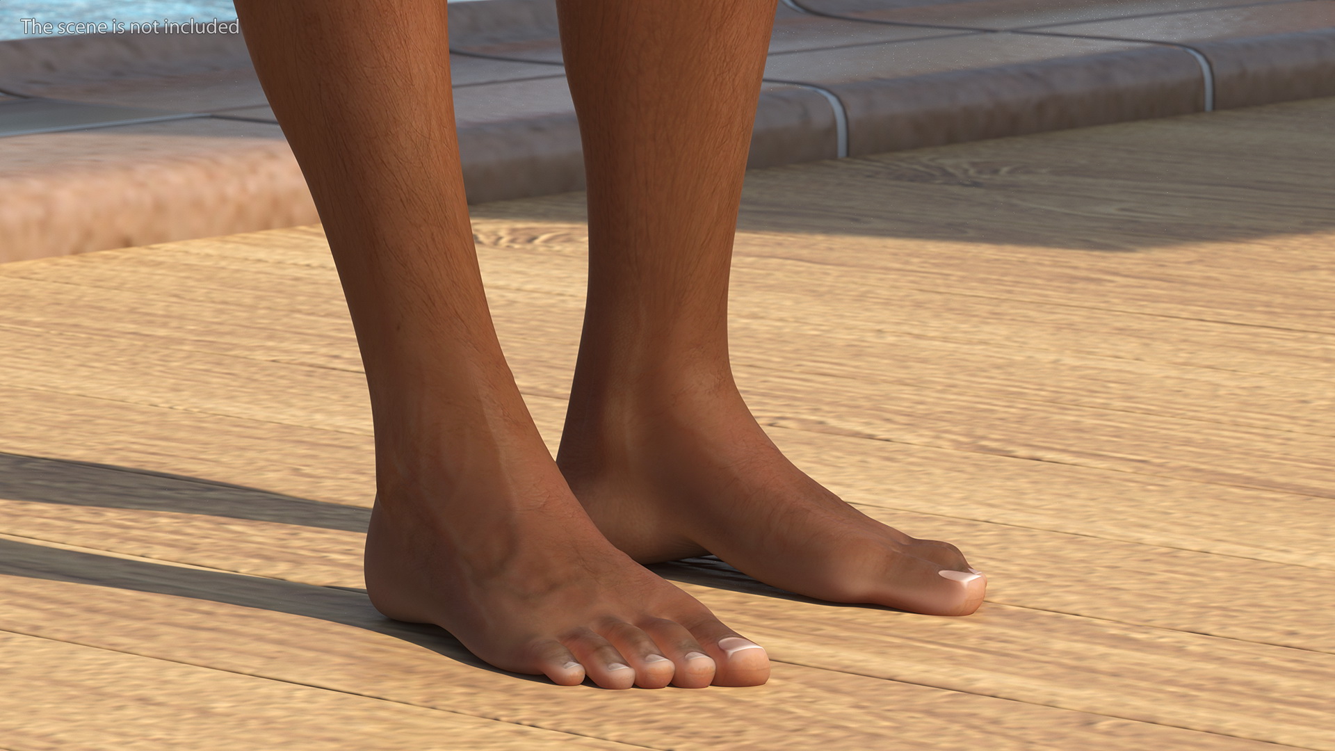 3D model Light Skin Black Man