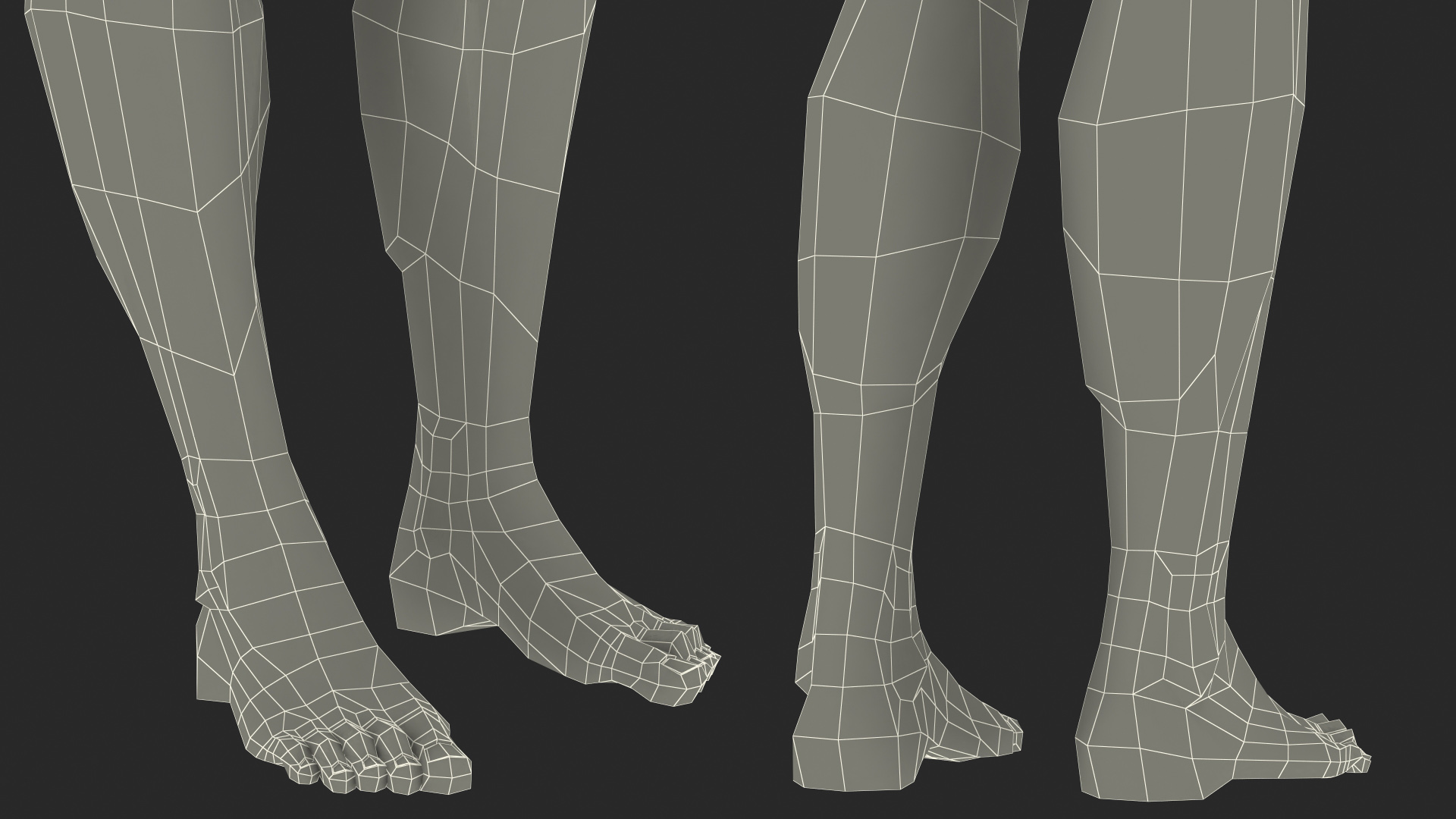 3D model Light Skin Black Man