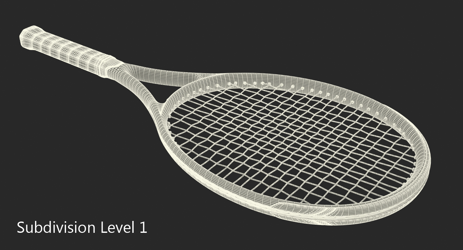 3D Tennis Racquet BABOLAT Pure Drive model