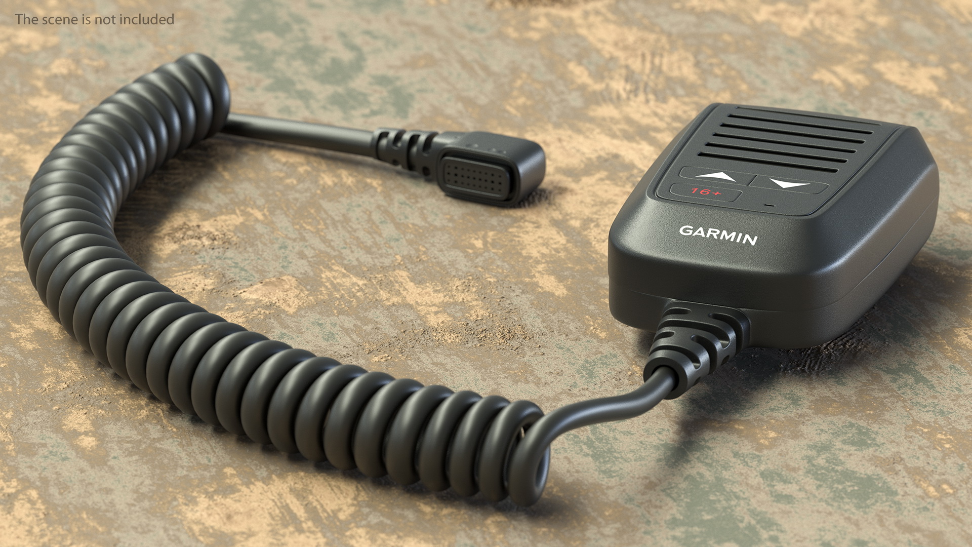 3D model Garmin Marine Radio Fist Microphone