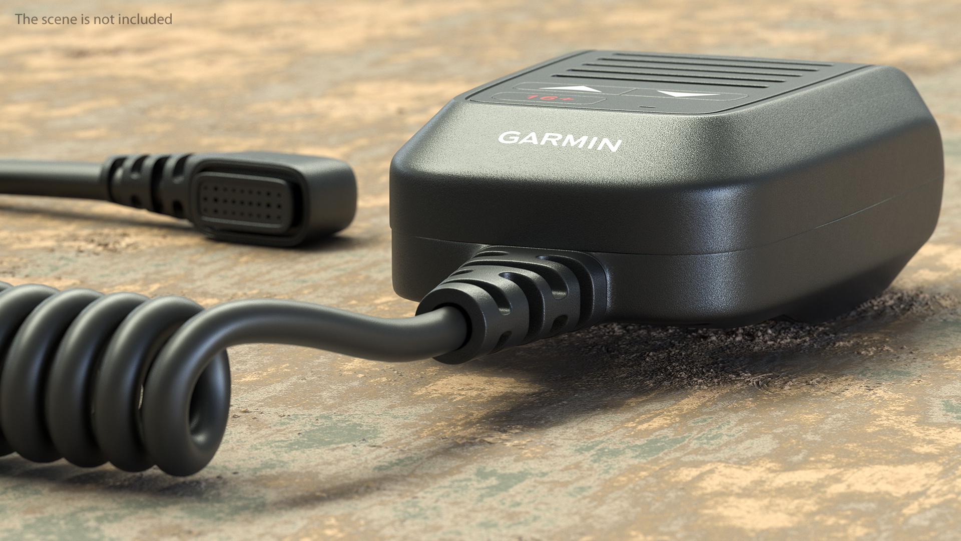3D model Garmin Marine Radio Fist Microphone