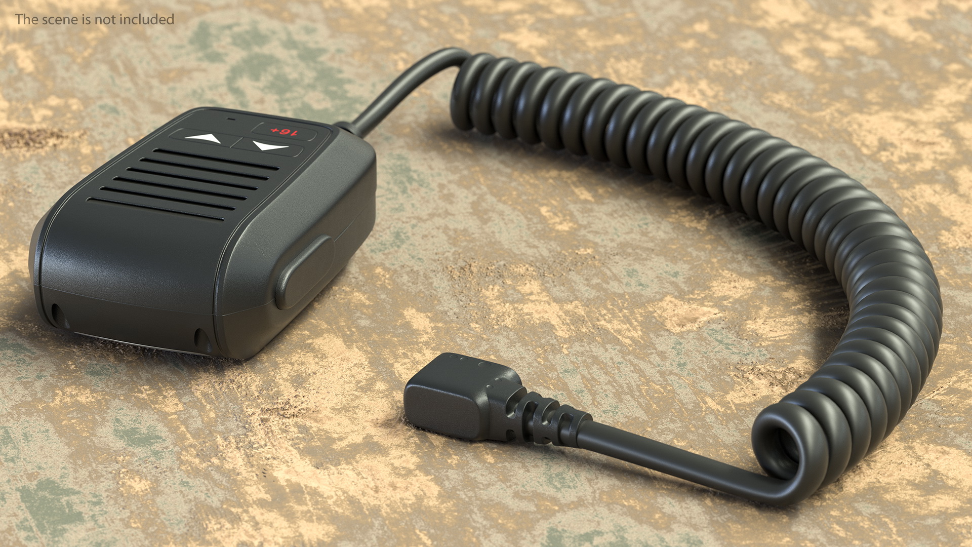 3D model Garmin Marine Radio Fist Microphone
