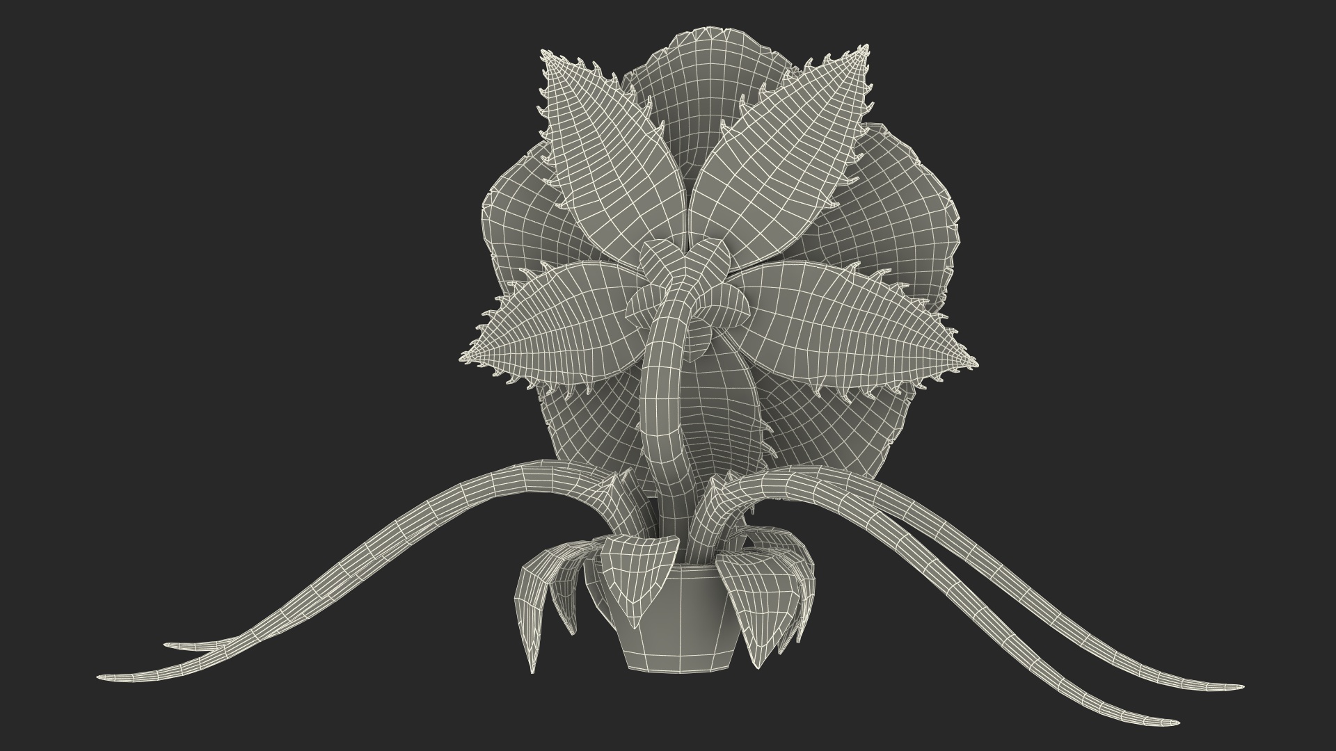 3D Monster Plant model