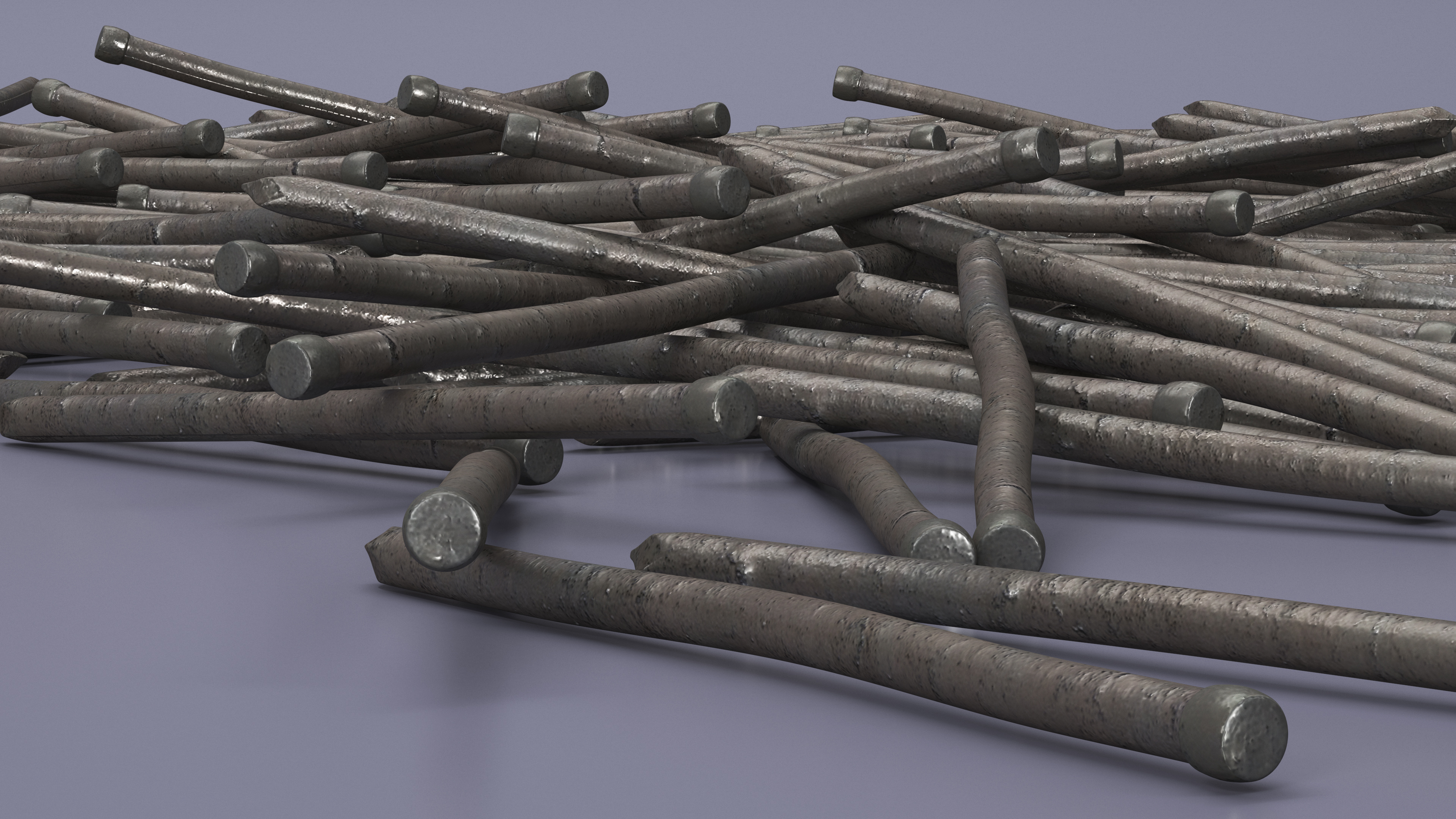 Finishing Nails Old 3D model