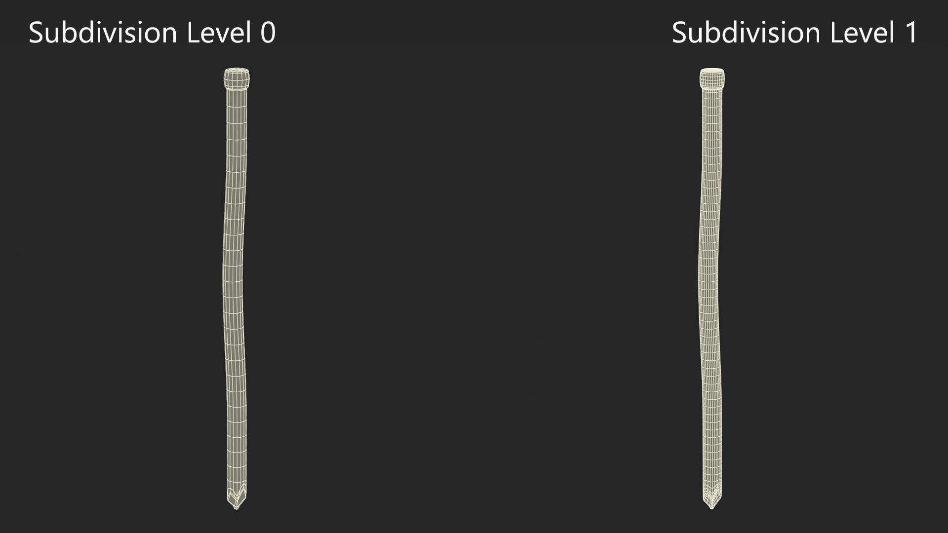 Finishing Nails Old 3D model