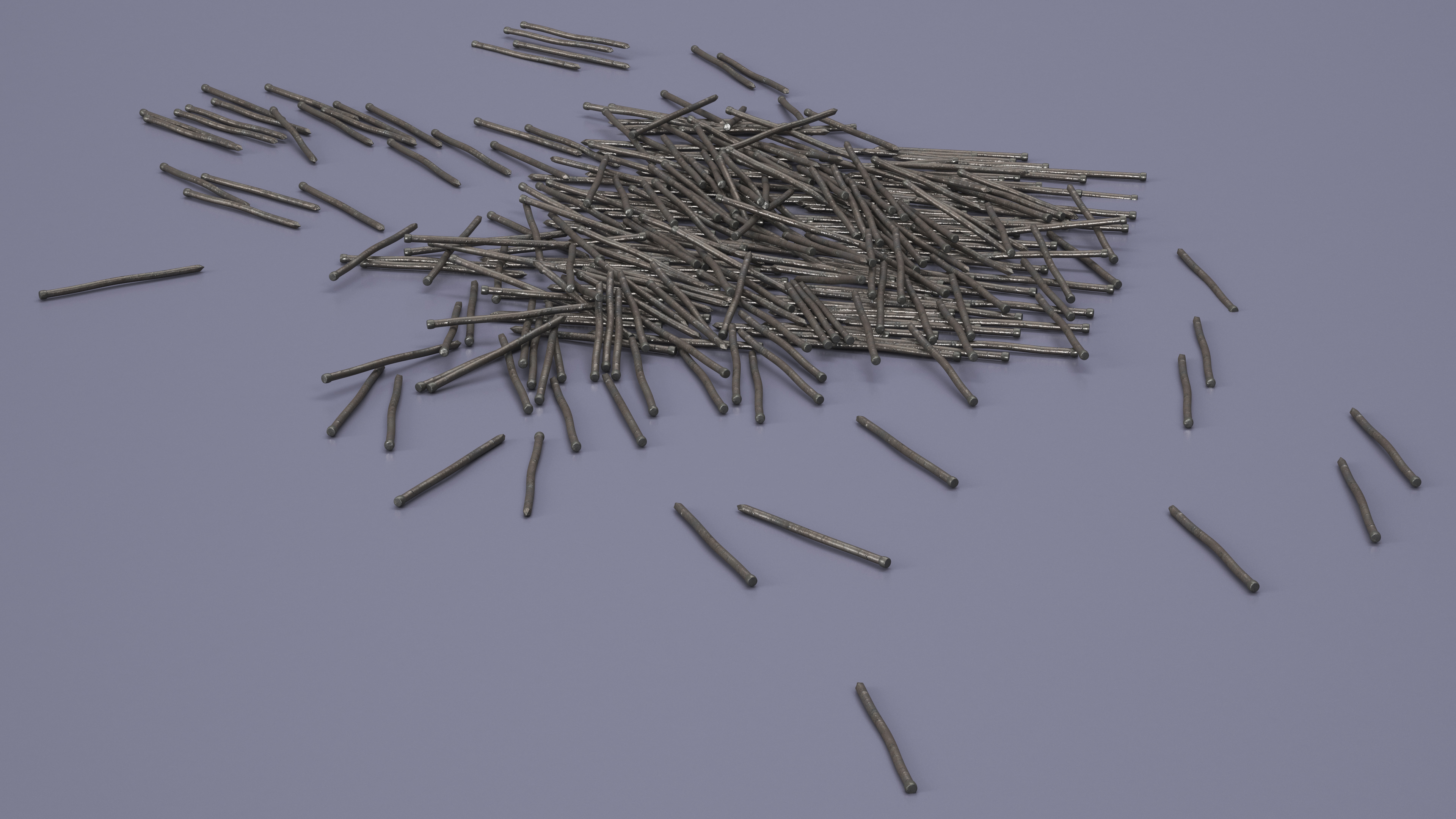 Finishing Nails Old 3D model