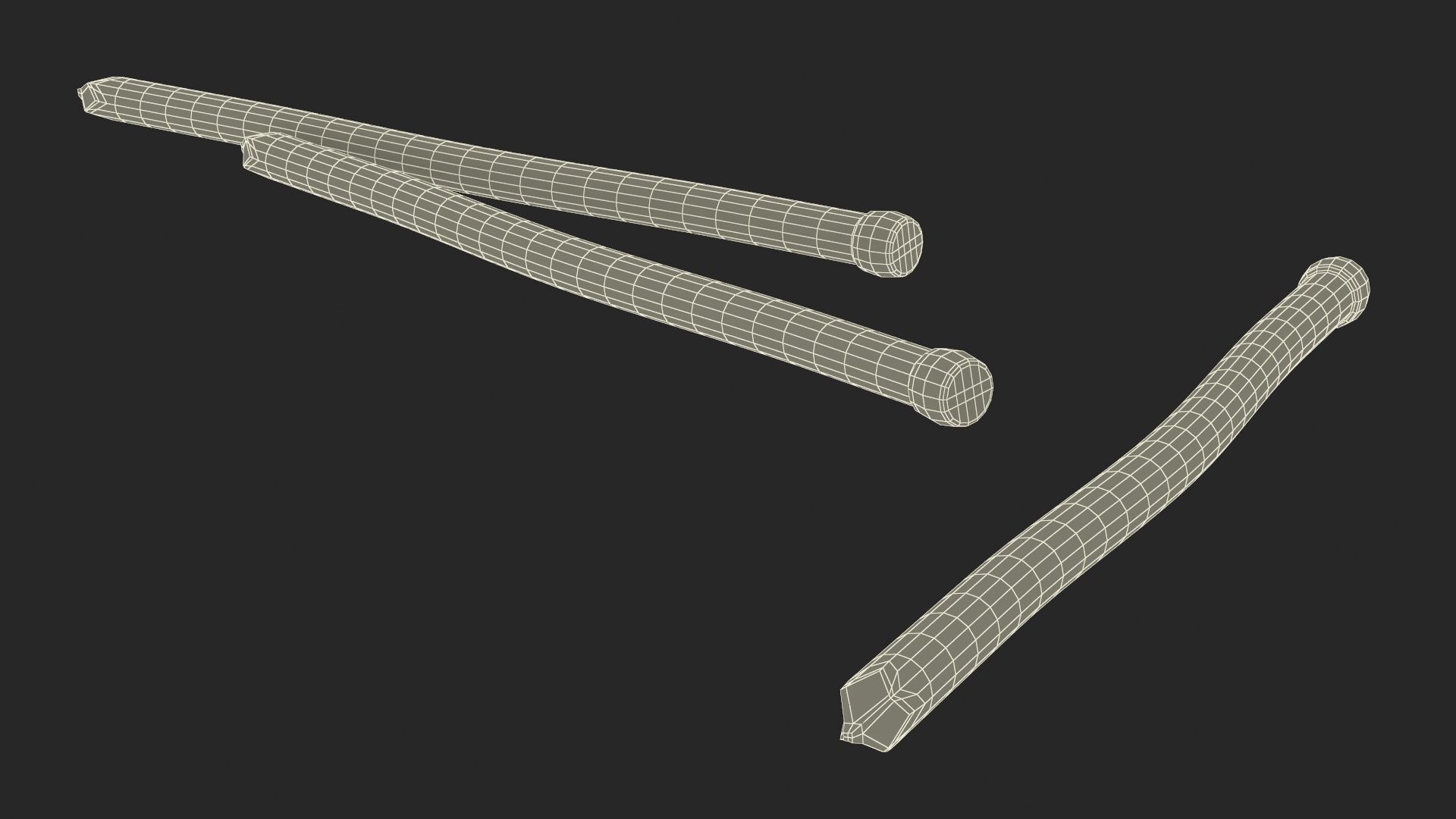 Finishing Nails Old 3D model