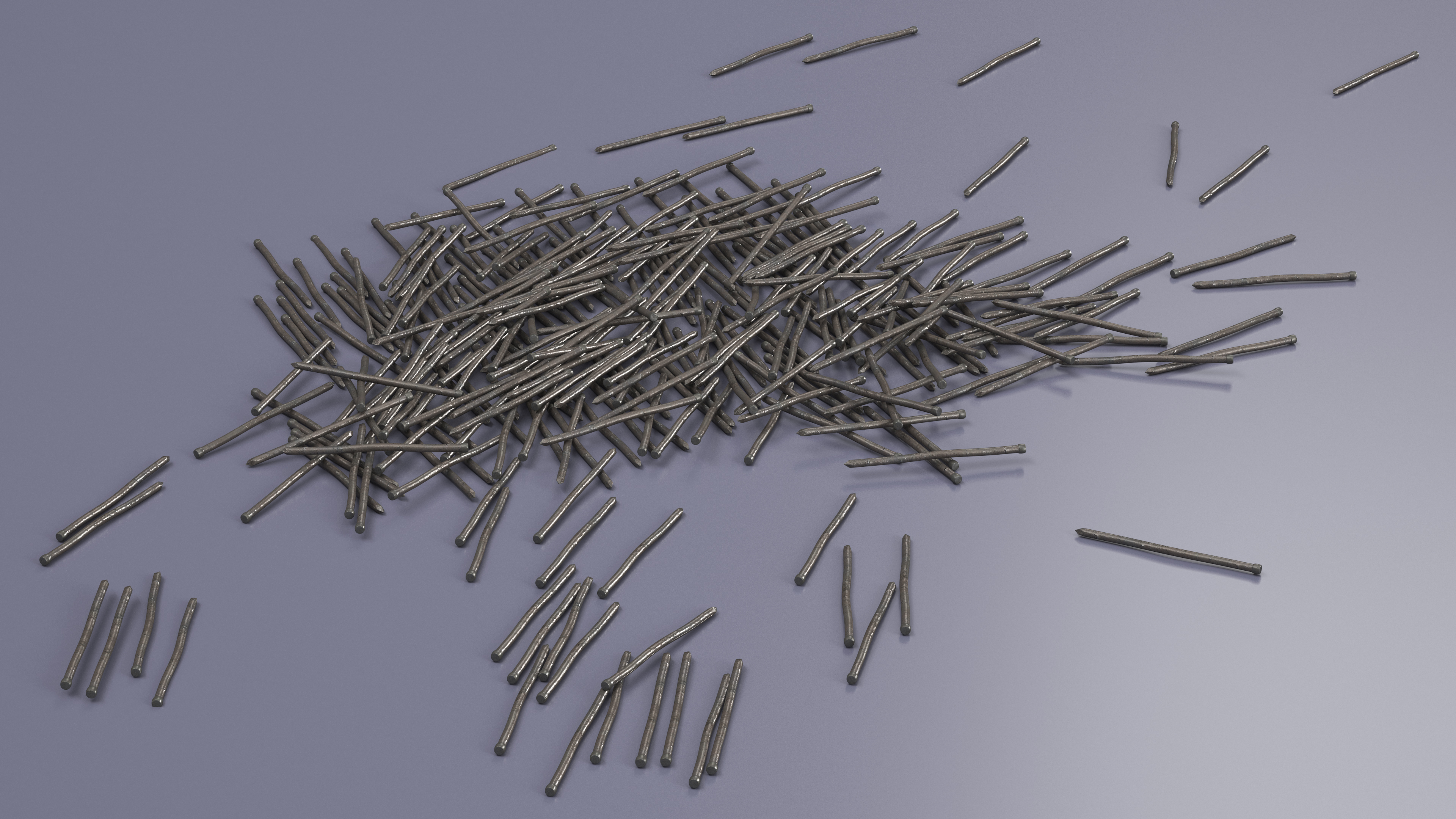 Finishing Nails Old 3D model