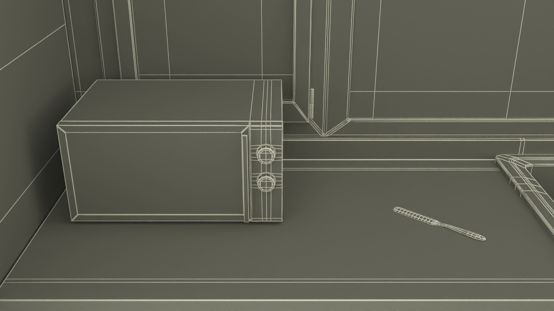 3D Restaurant Kitchen model