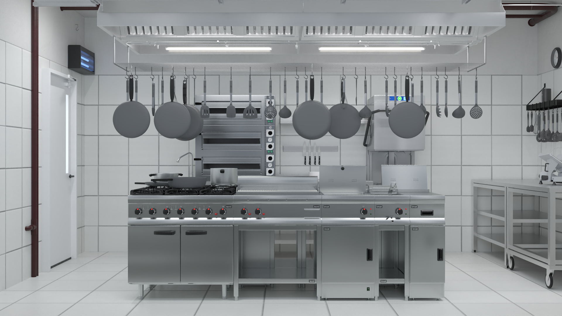 3D Restaurant Kitchen model