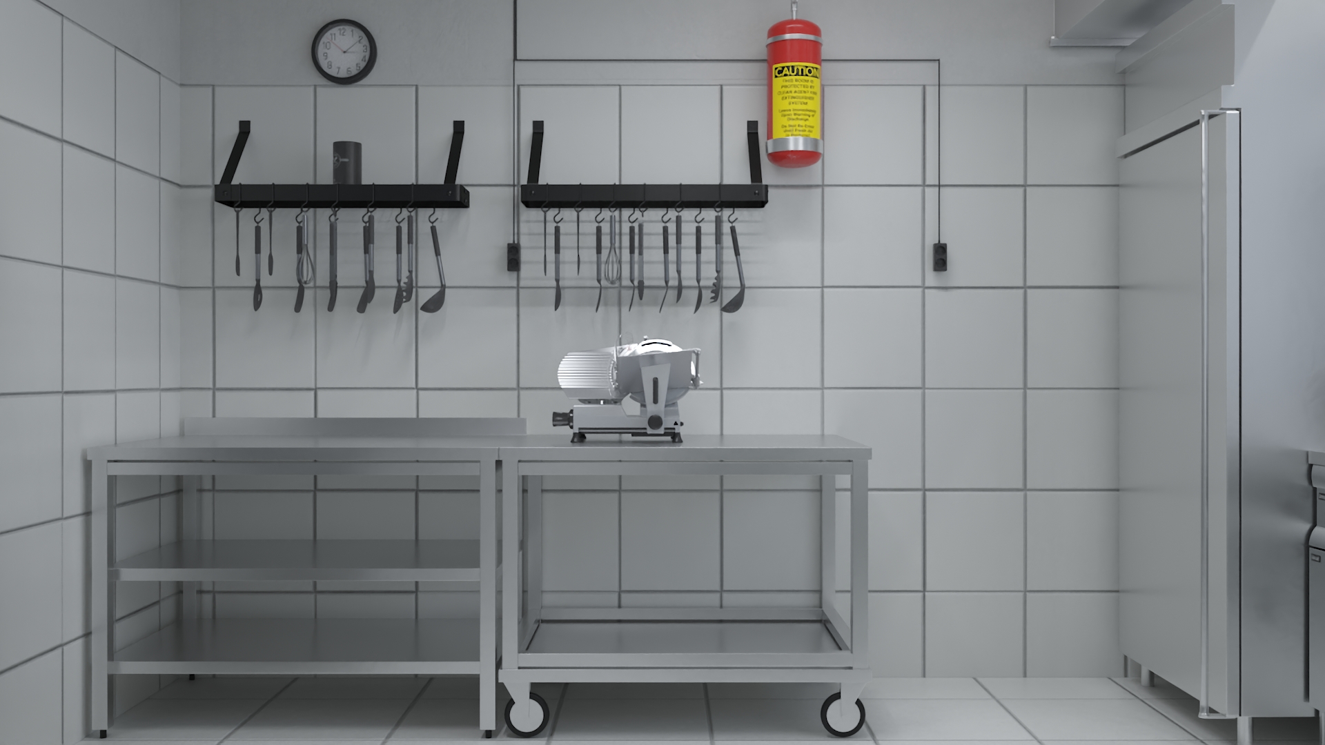 3D Restaurant Kitchen model