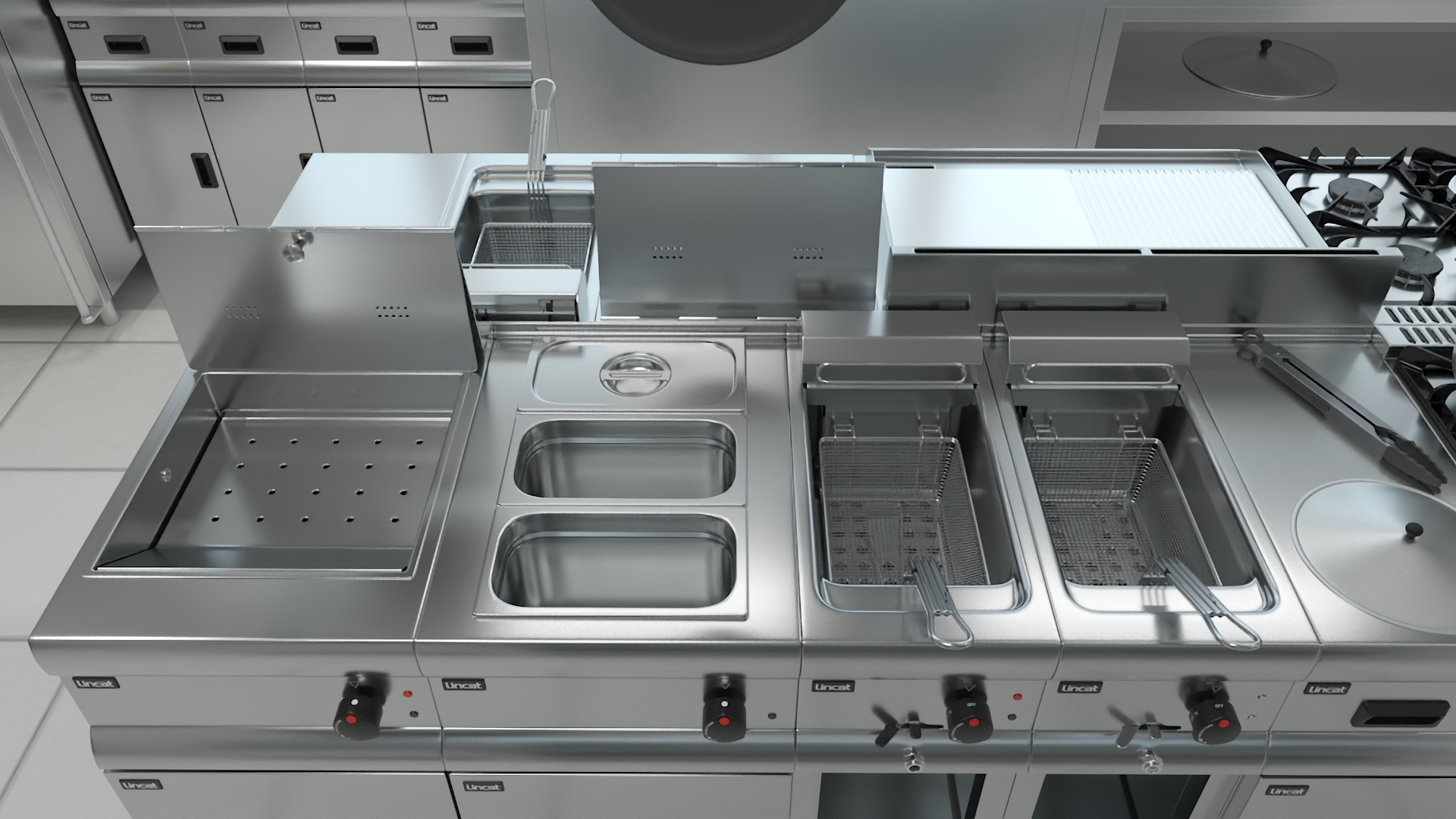 3D Restaurant Kitchen model