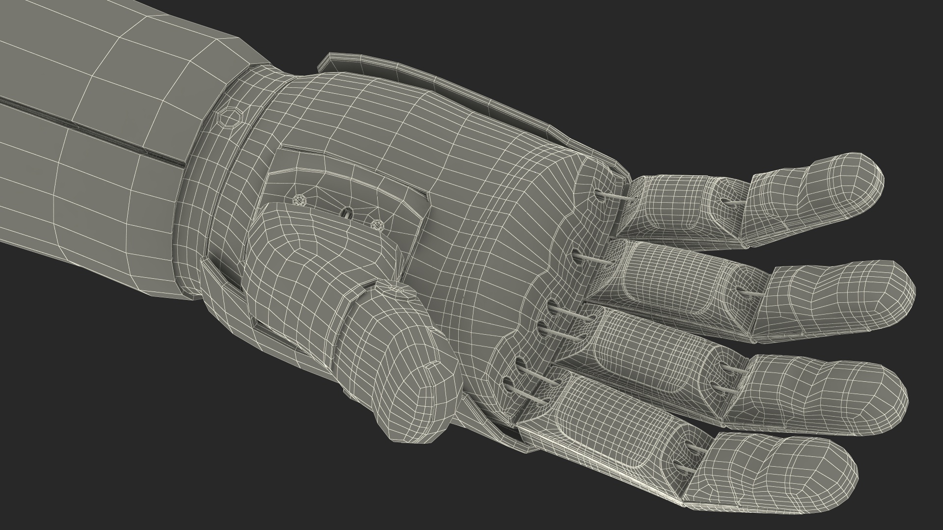 3D model Prosthetic Arms Girl
