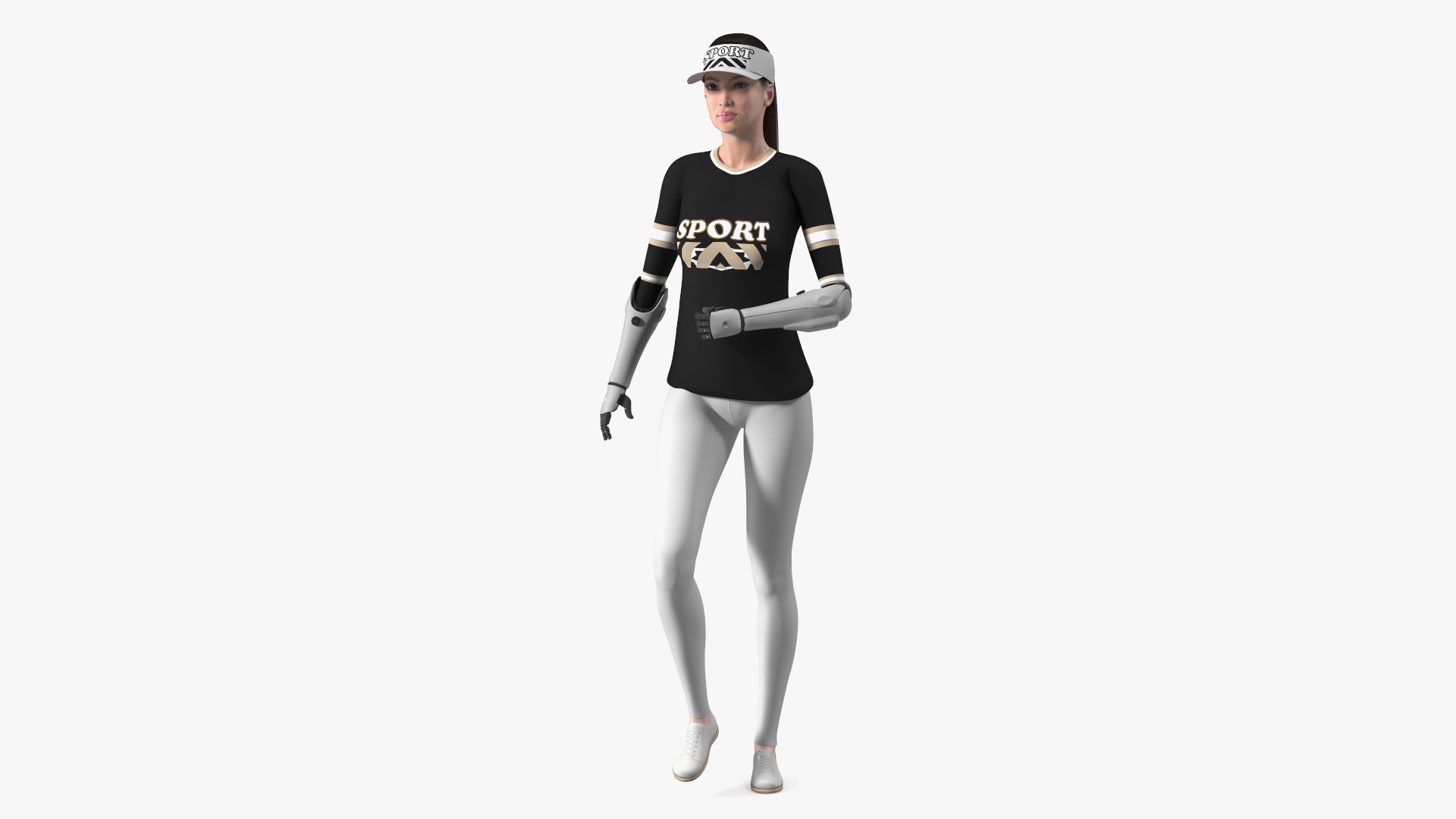 3D model Prosthetic Arms Girl