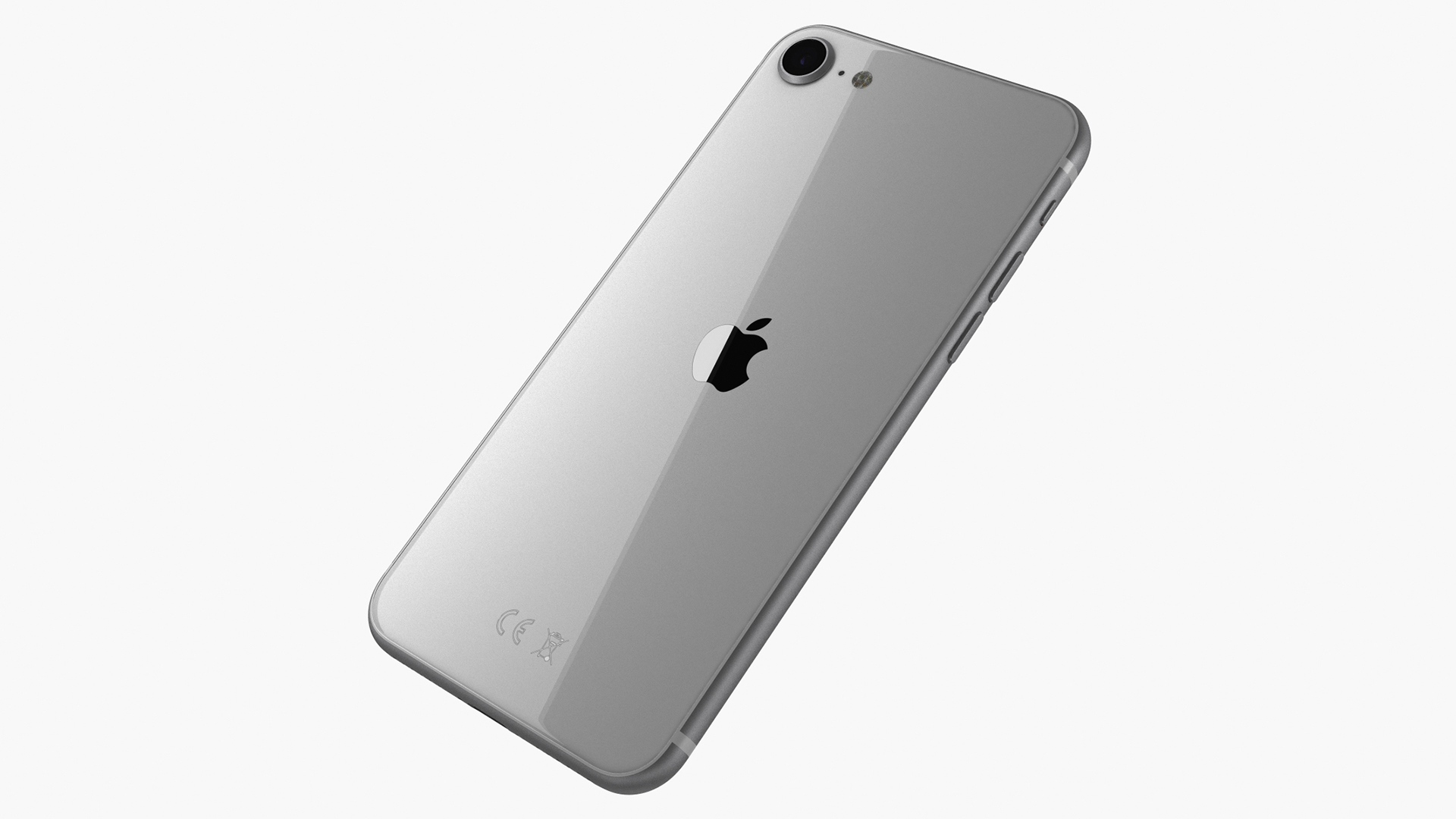 3D model iPhone SE 2022 White