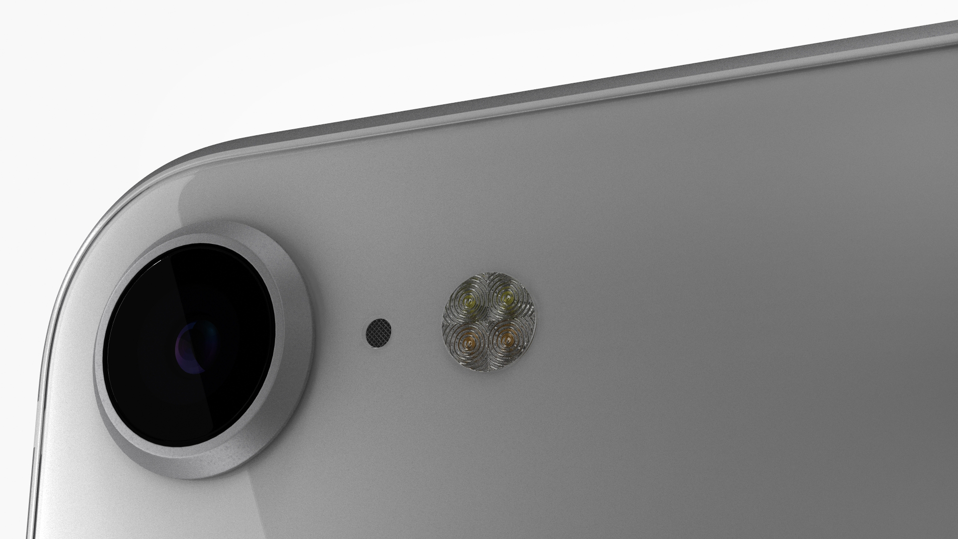 3D model iPhone SE 2022 White