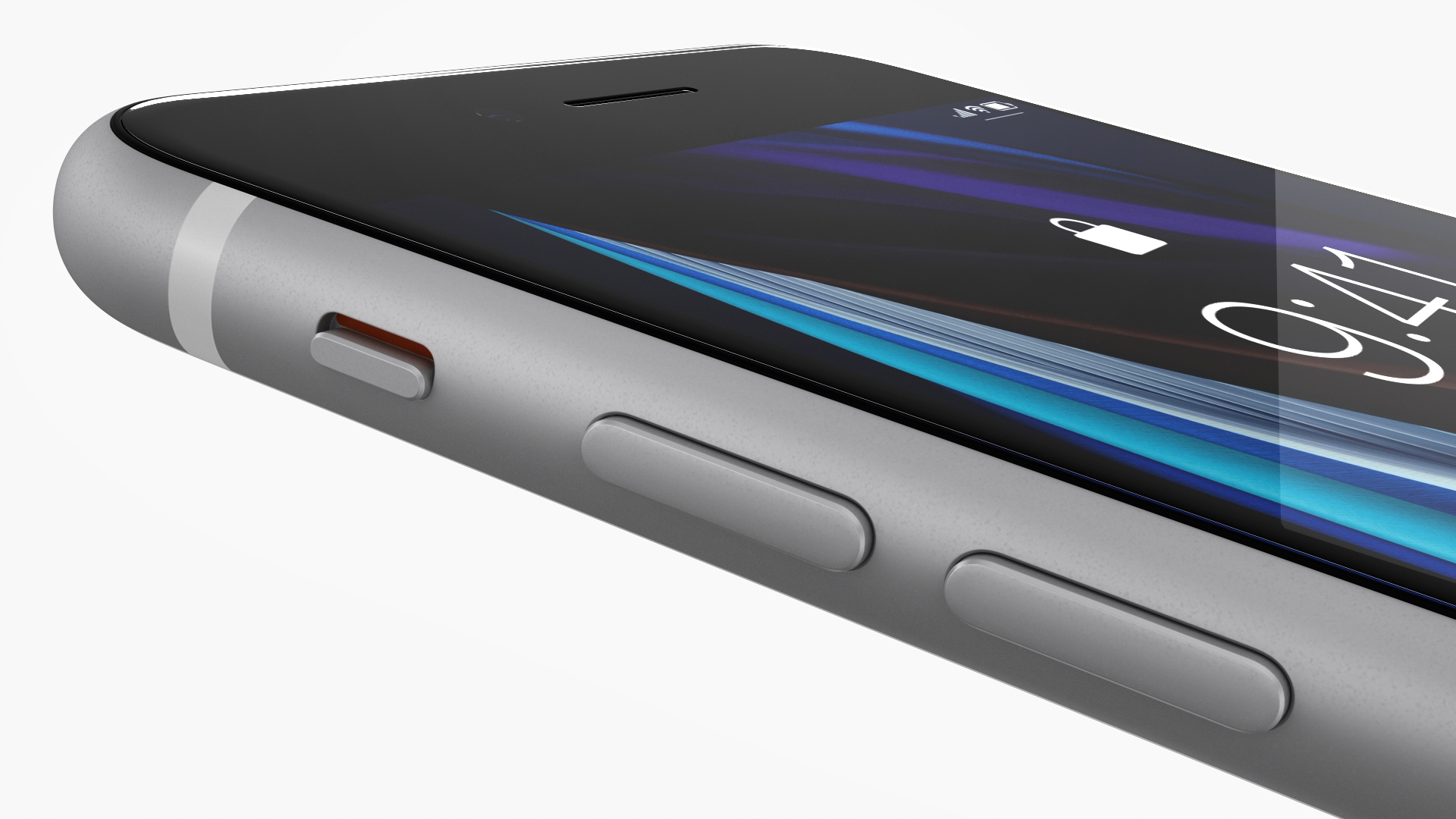 3D model iPhone SE 2022 White