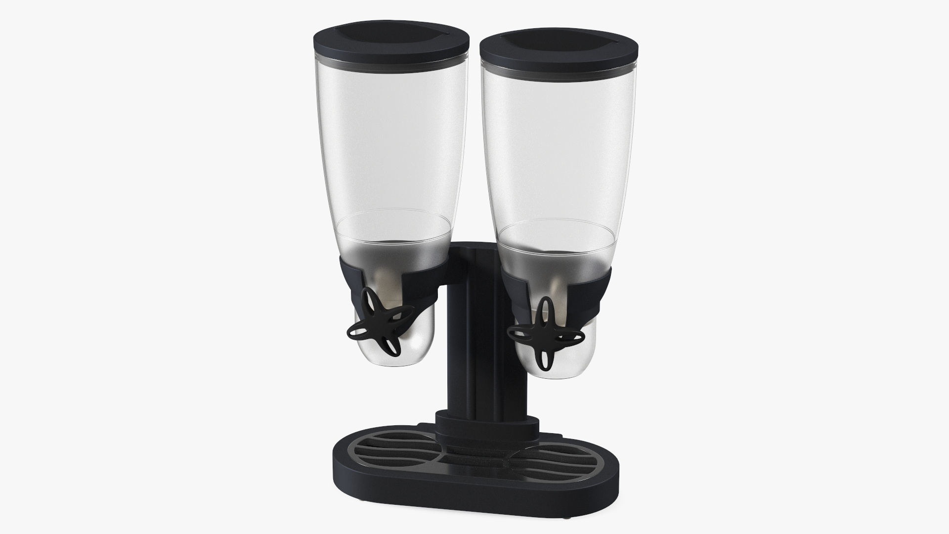 Cereal Dual Dispensers Empty Black 3D model
