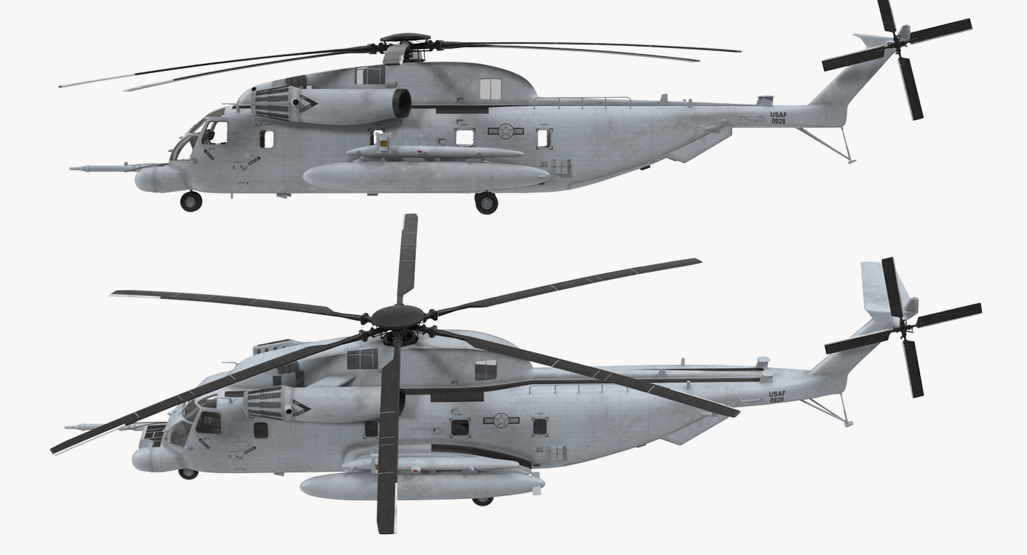 3D Sikorsky MH 53 Pave Low Usaf model