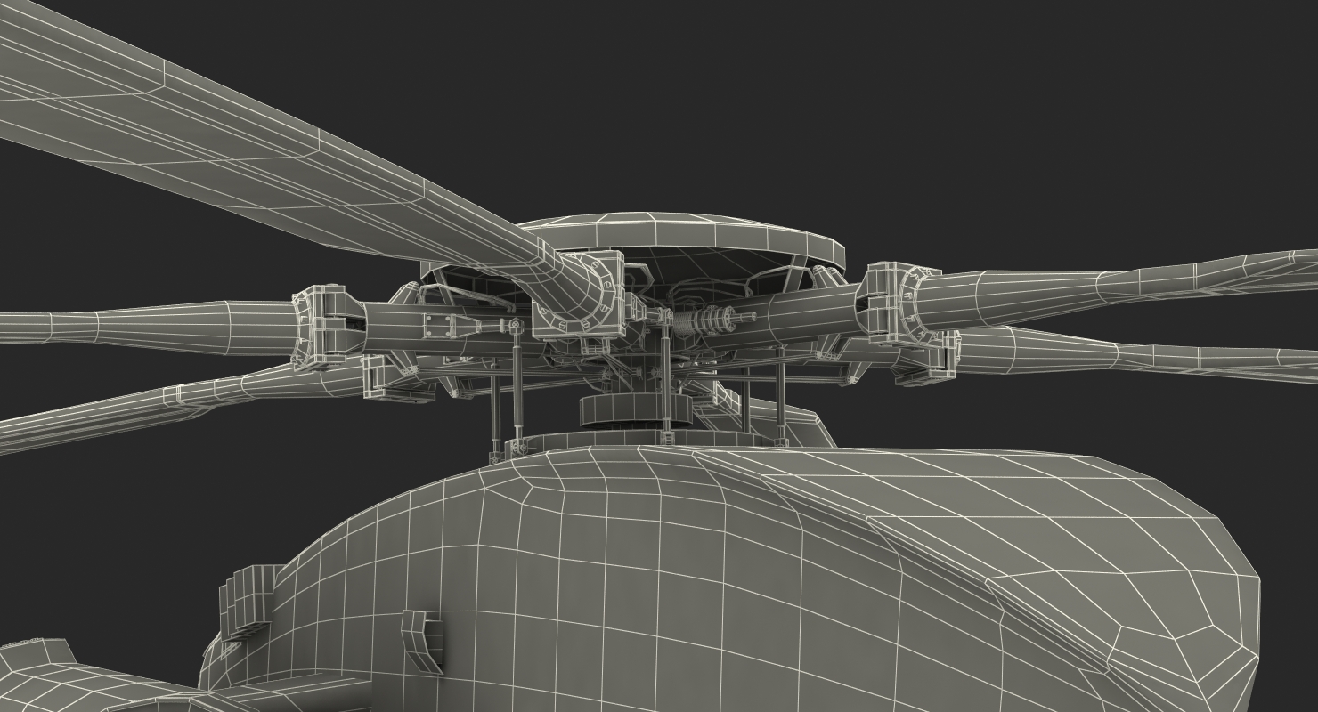 3D Sikorsky MH 53 Pave Low Usaf model