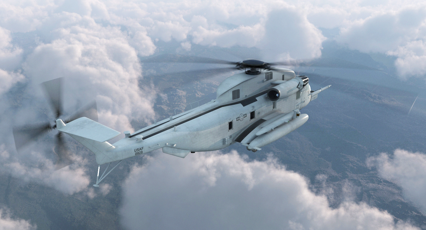 3D Sikorsky MH 53 Pave Low Usaf model