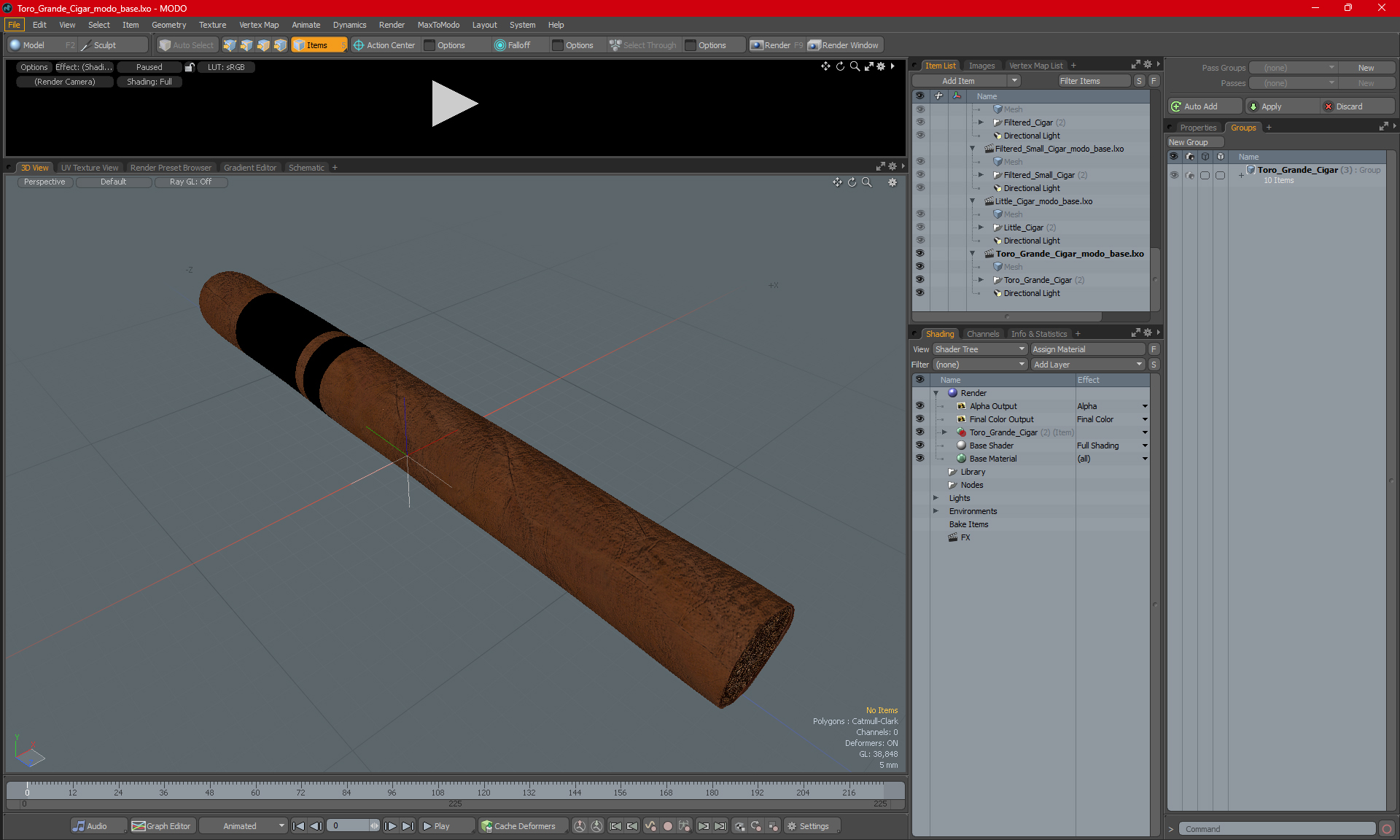 Toro Grande Cigar 3D