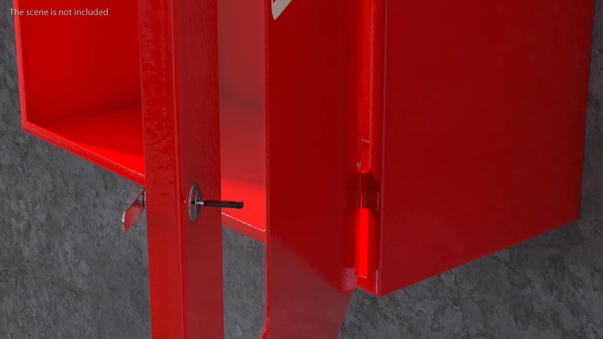 3D Fire Hose Reel Box model