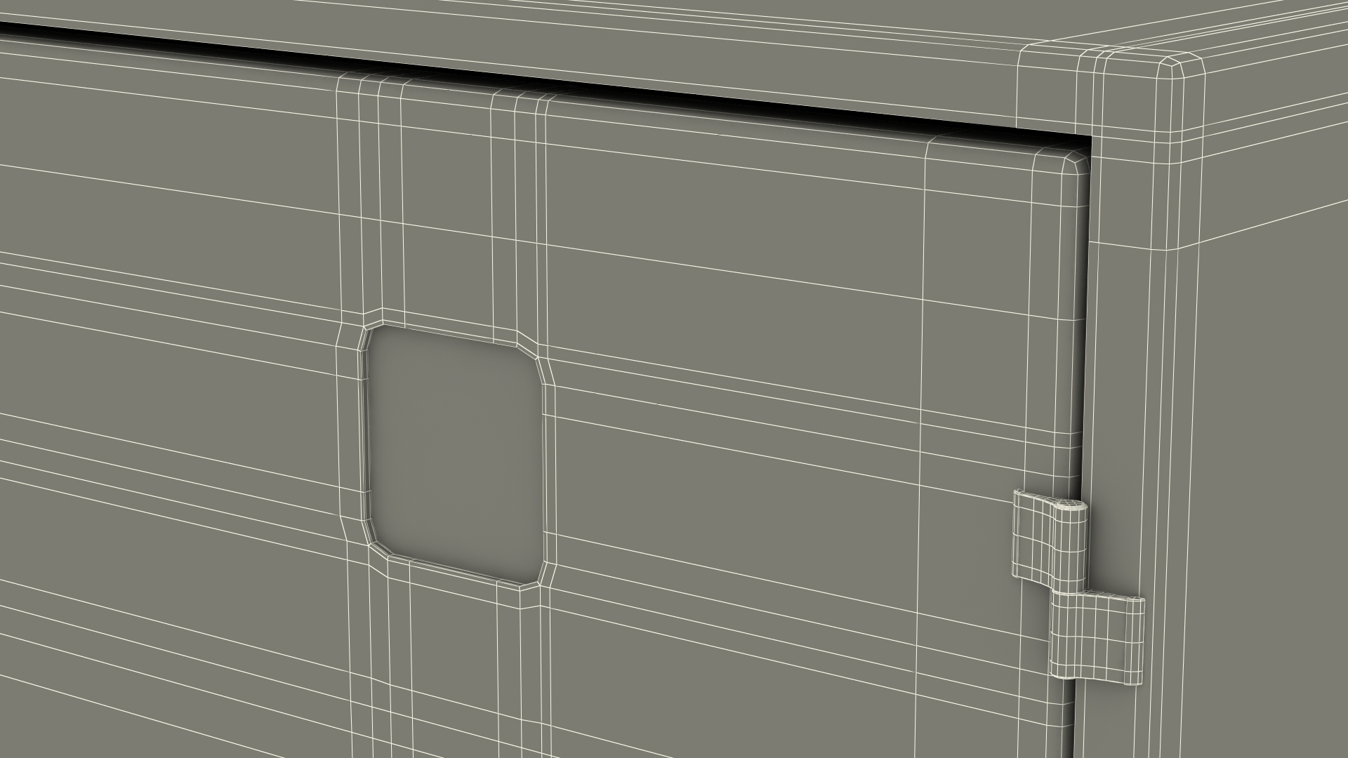 3D Fire Hose Reel Box model